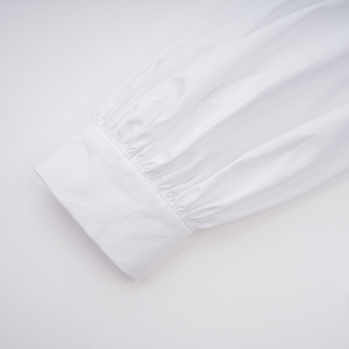 Alicia White Ruched Blouse & Skirt Set