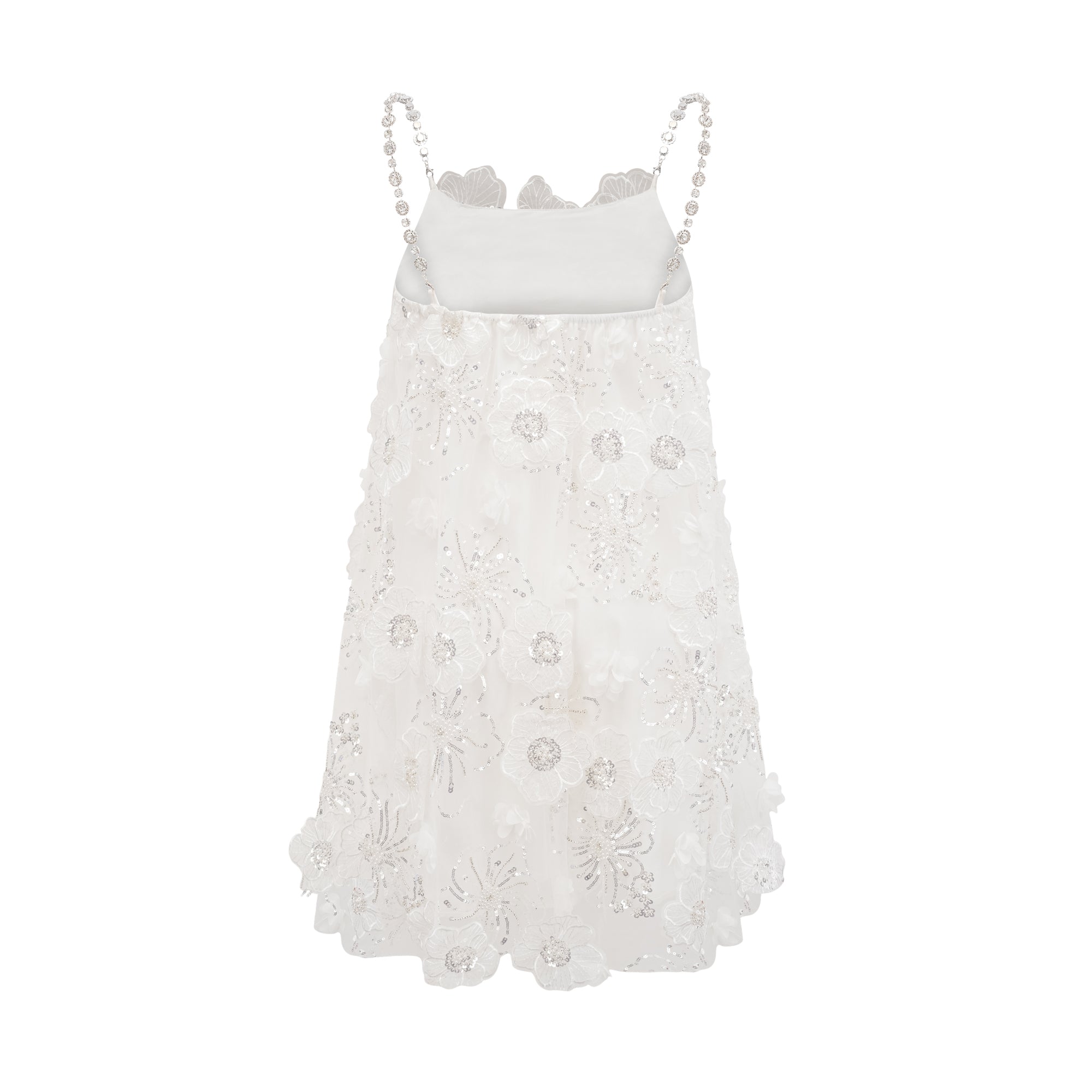 Suzette crystal-embellished floral mini dress (Final Sale-US Only)