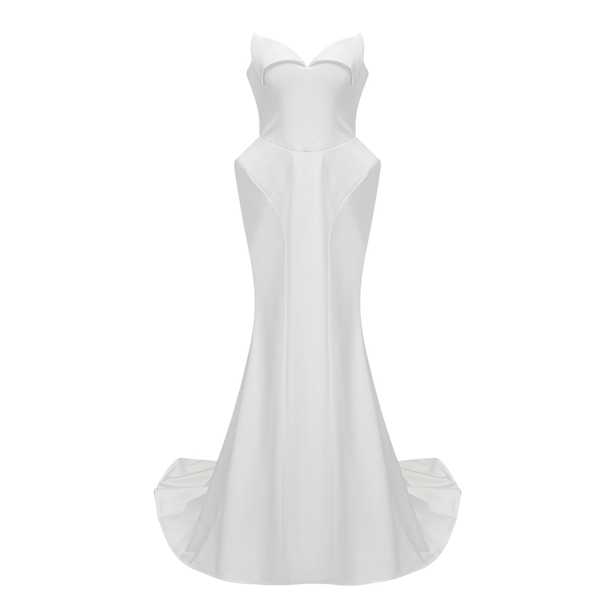 Alba White Barrel Waist Corset Maxi Dress (Final Sale-US Only)