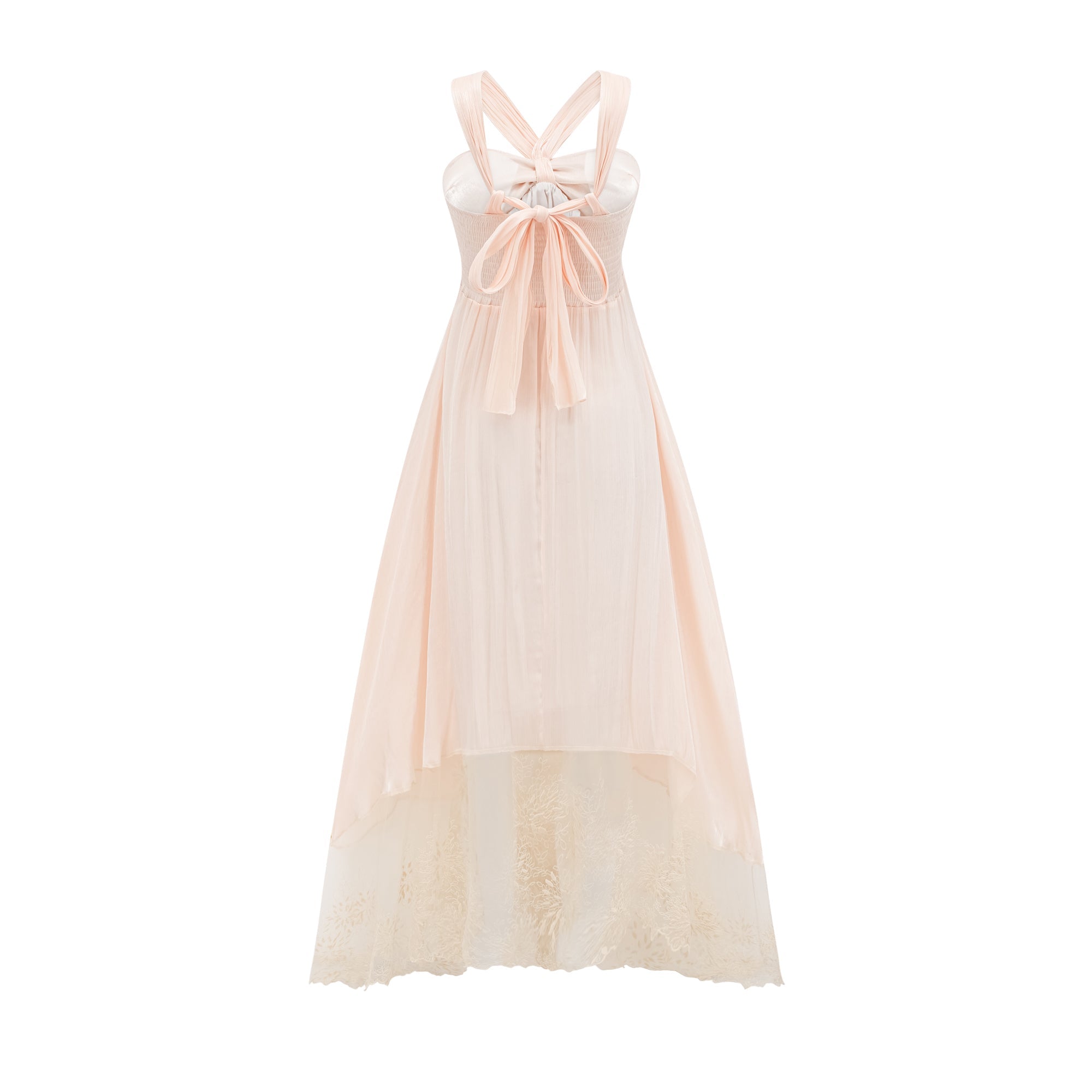 Bérénice lace-hem midi dress (Final Sale-US Only)