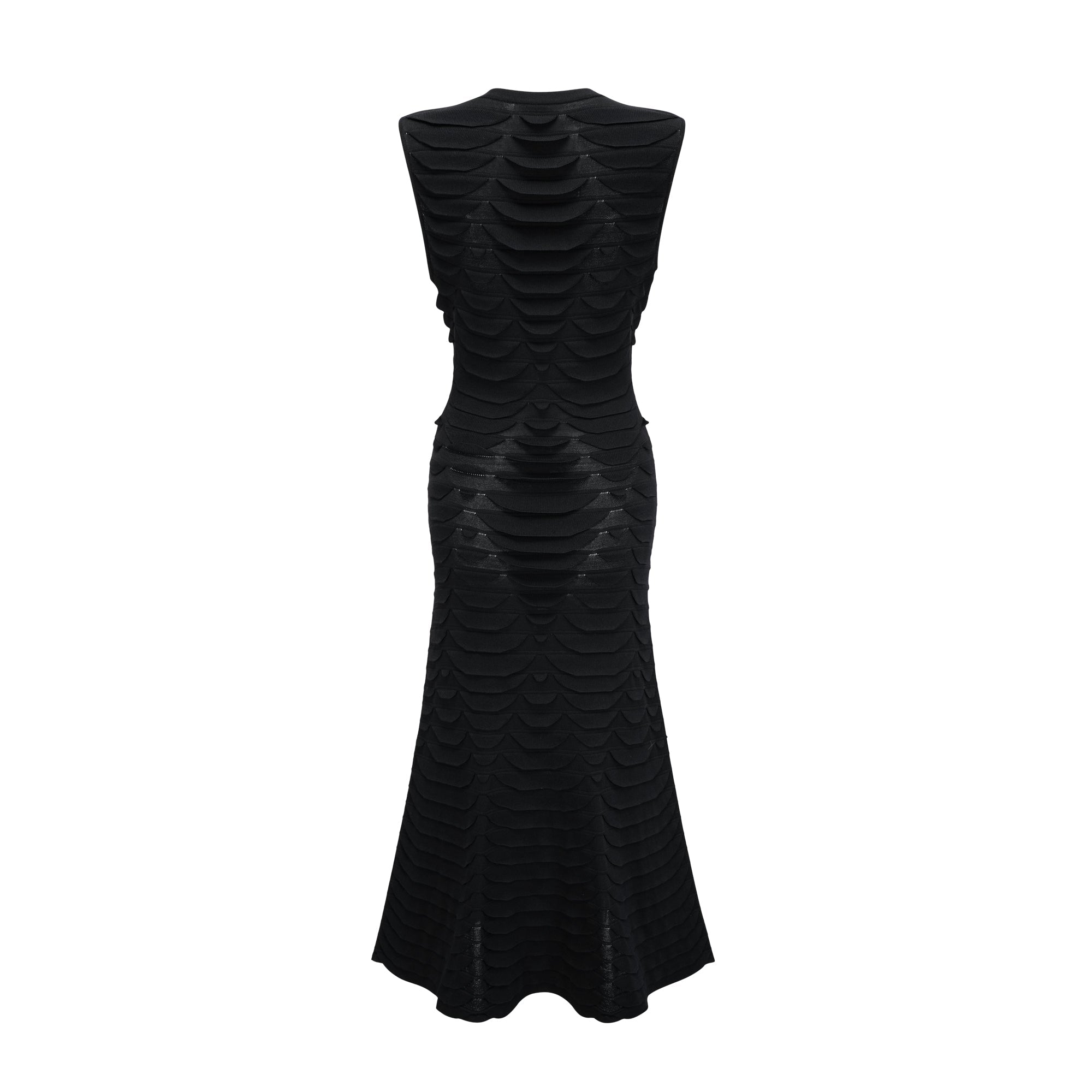 Anna snake-pattern godet midi dress (Final Sale)