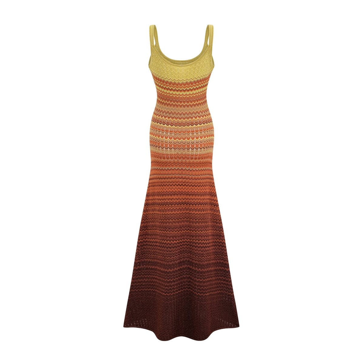 Audrey gradient knitted maxi dress
