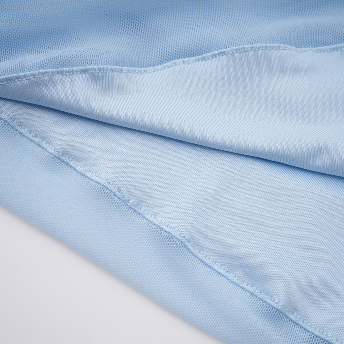 Sylphe Baby-Blue Asymmetrical Pleated Sleeveless Mini Dress