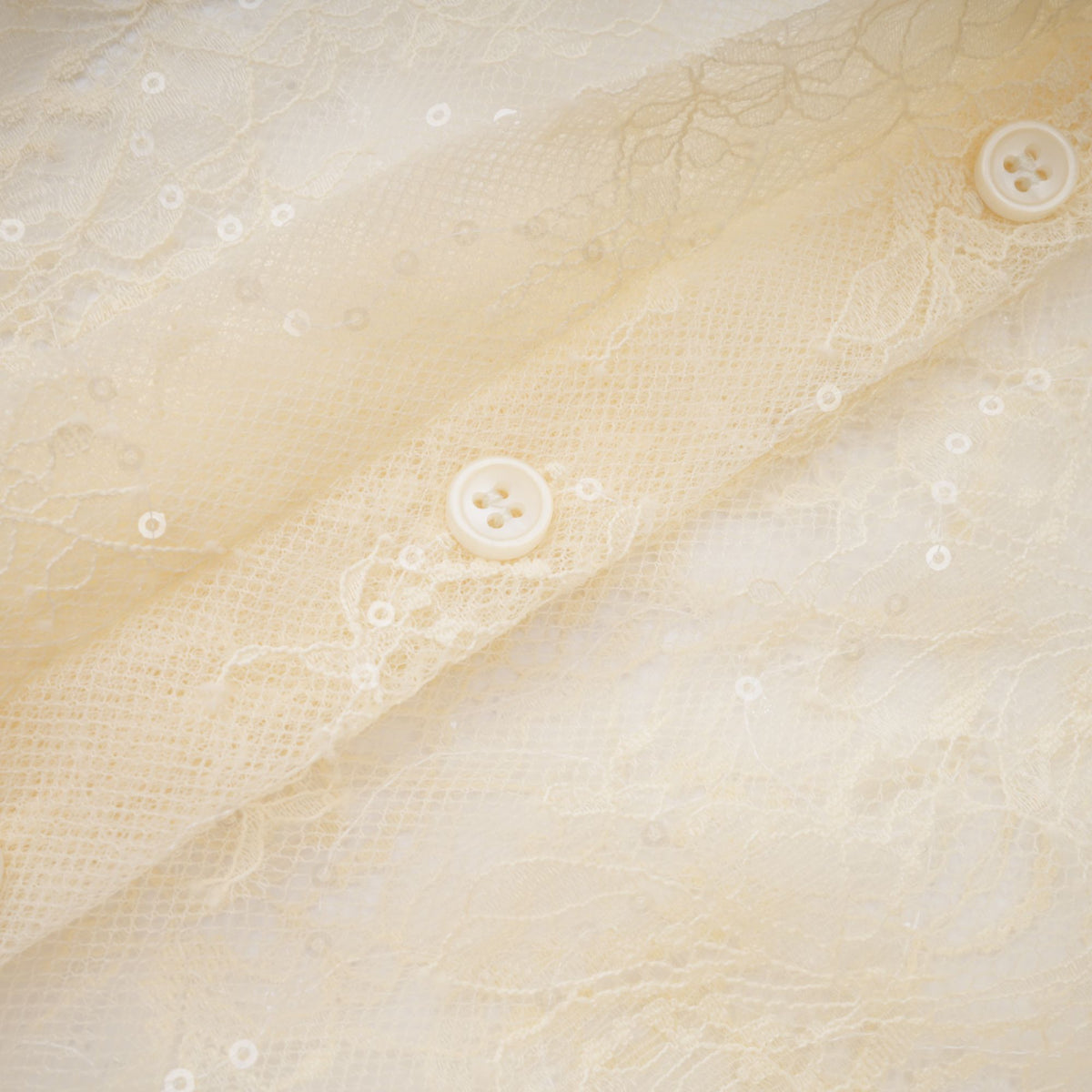 Ingrid Neutral Peplum Floral Lace Blouse