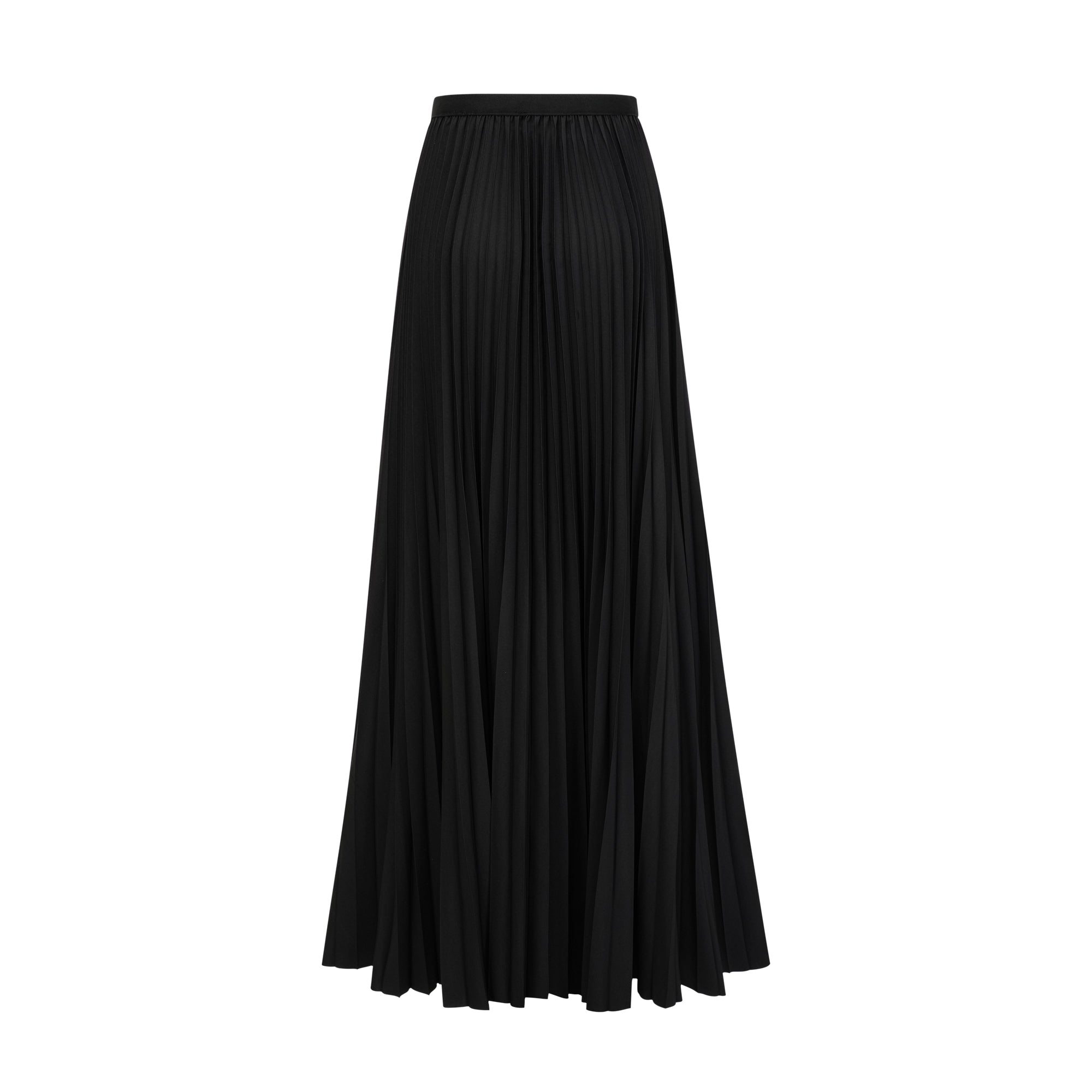Dextard black gilded creased top & skirt matching set