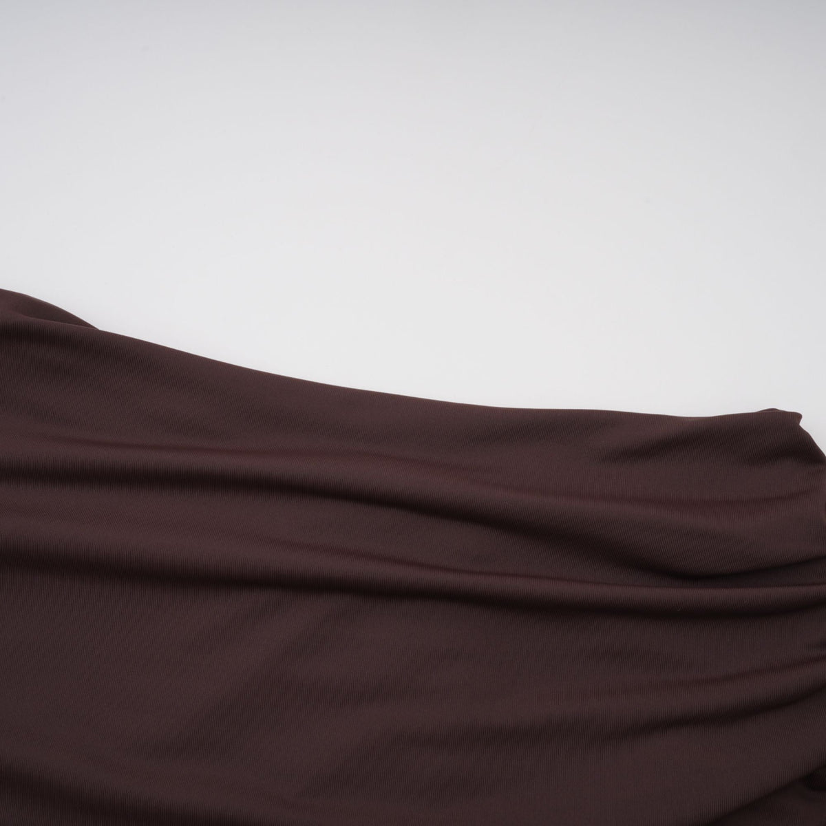 Prune Brown Night Out Asymmetrical Ruched Midi Dress (Final Sale-US Only)