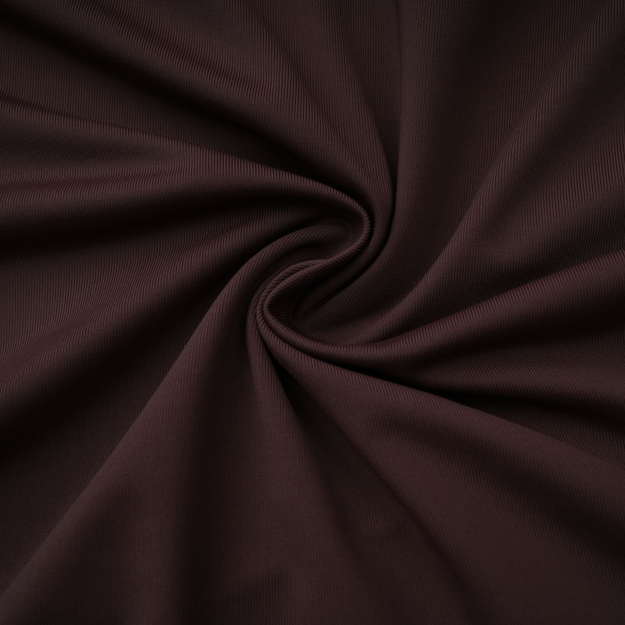 Prune Brown Night Out Asymmetrical Ruched Midi Dress