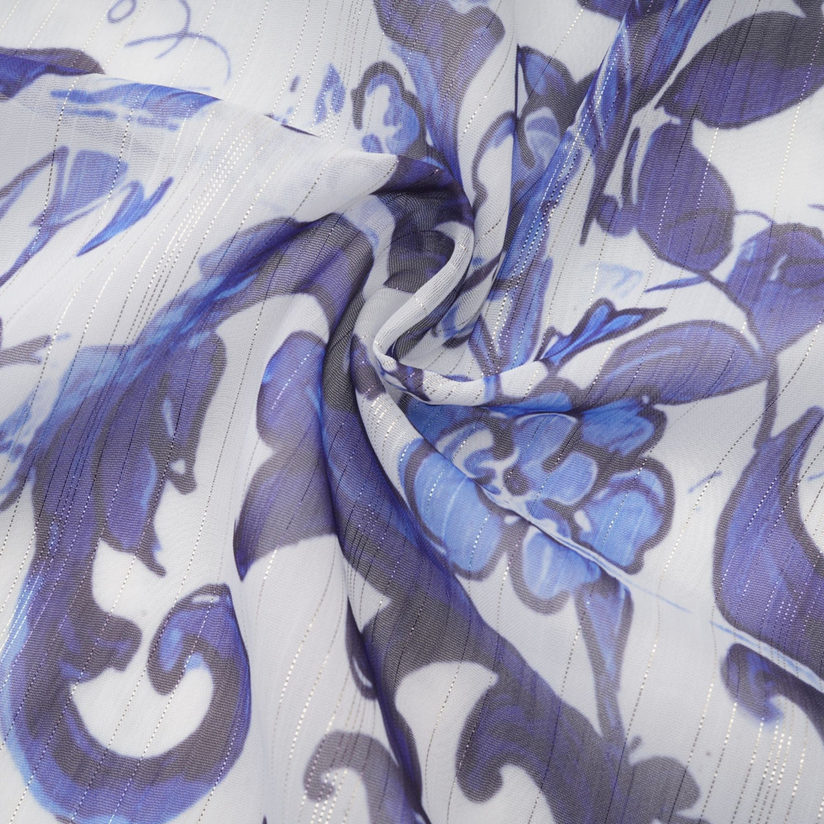 Isabelle pattern-print cinch-waist midi dress (Final Sale)
