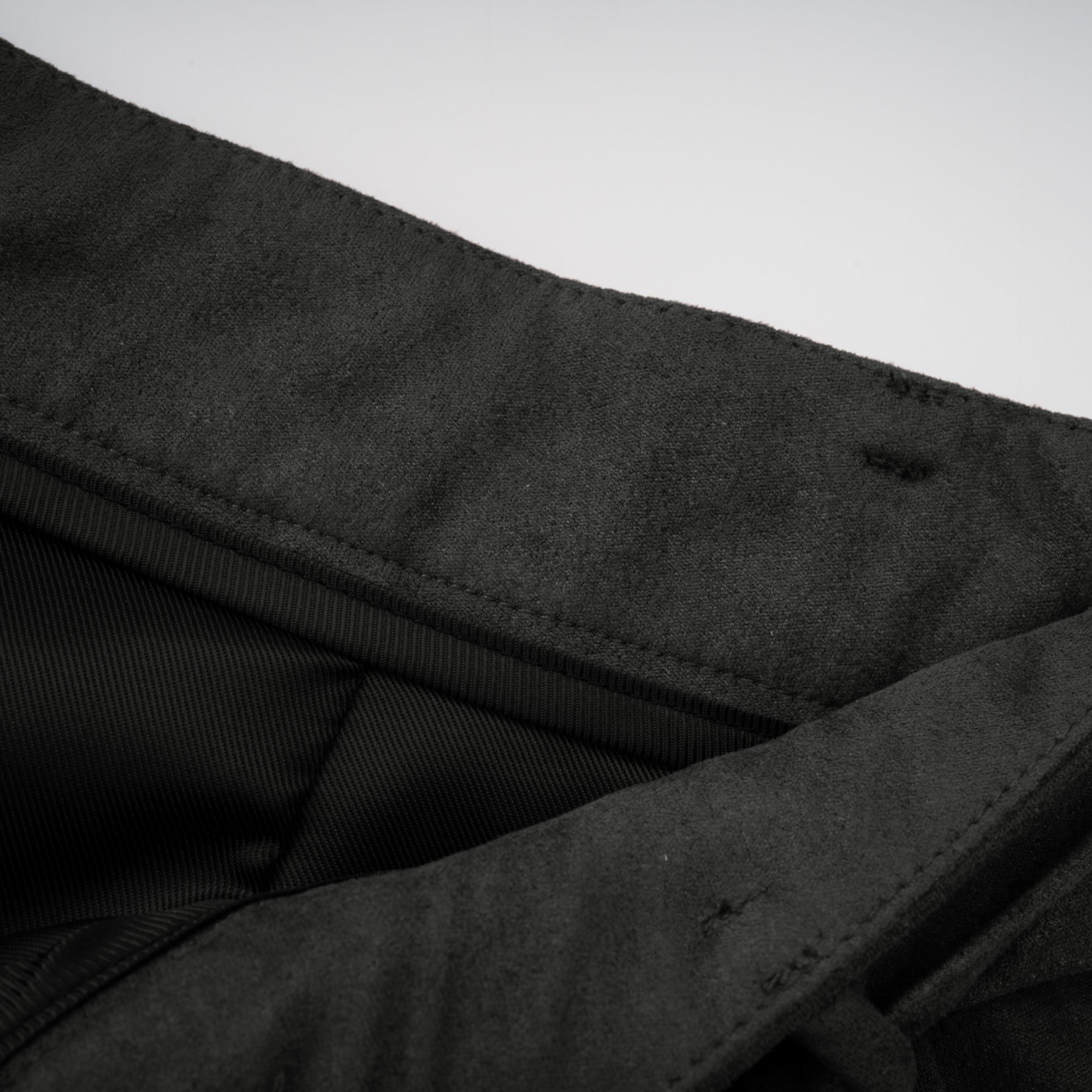 Chaney Grey Bubble Hem Suede Shorts