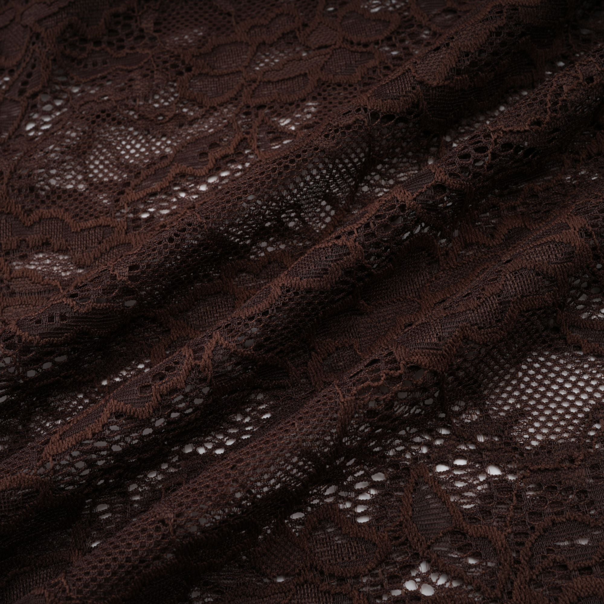 Brigitte Brown Lace Panel Ruched Maxi Dress (Final Sale-US Only)