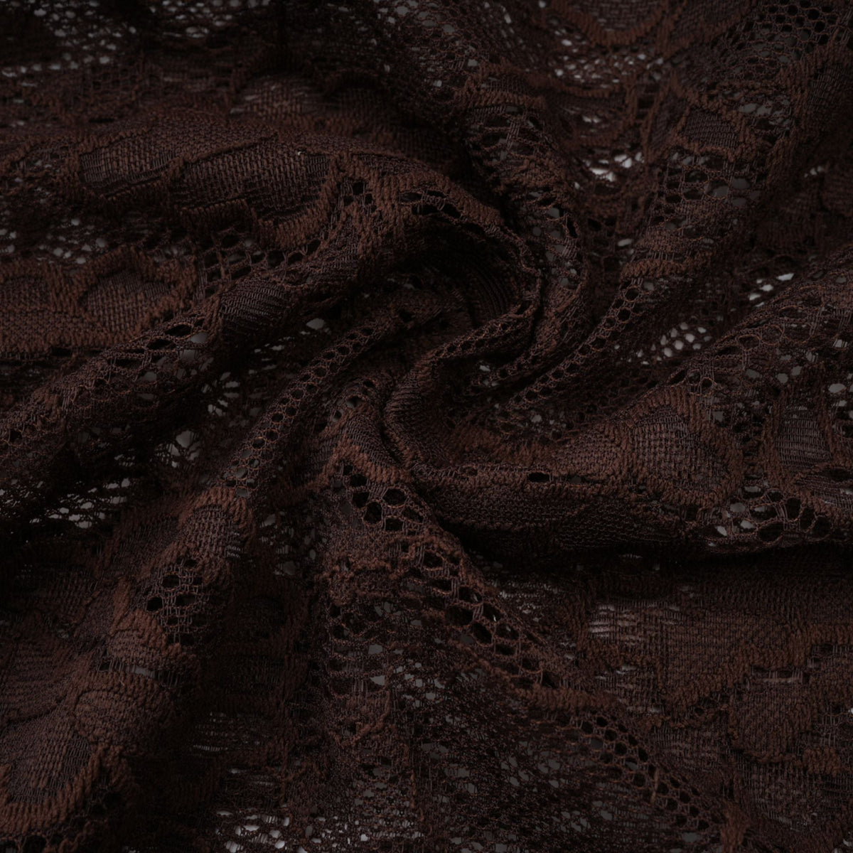 Brigitte Brown Lace Panel Ruched Maxi Dress (Final Sale)