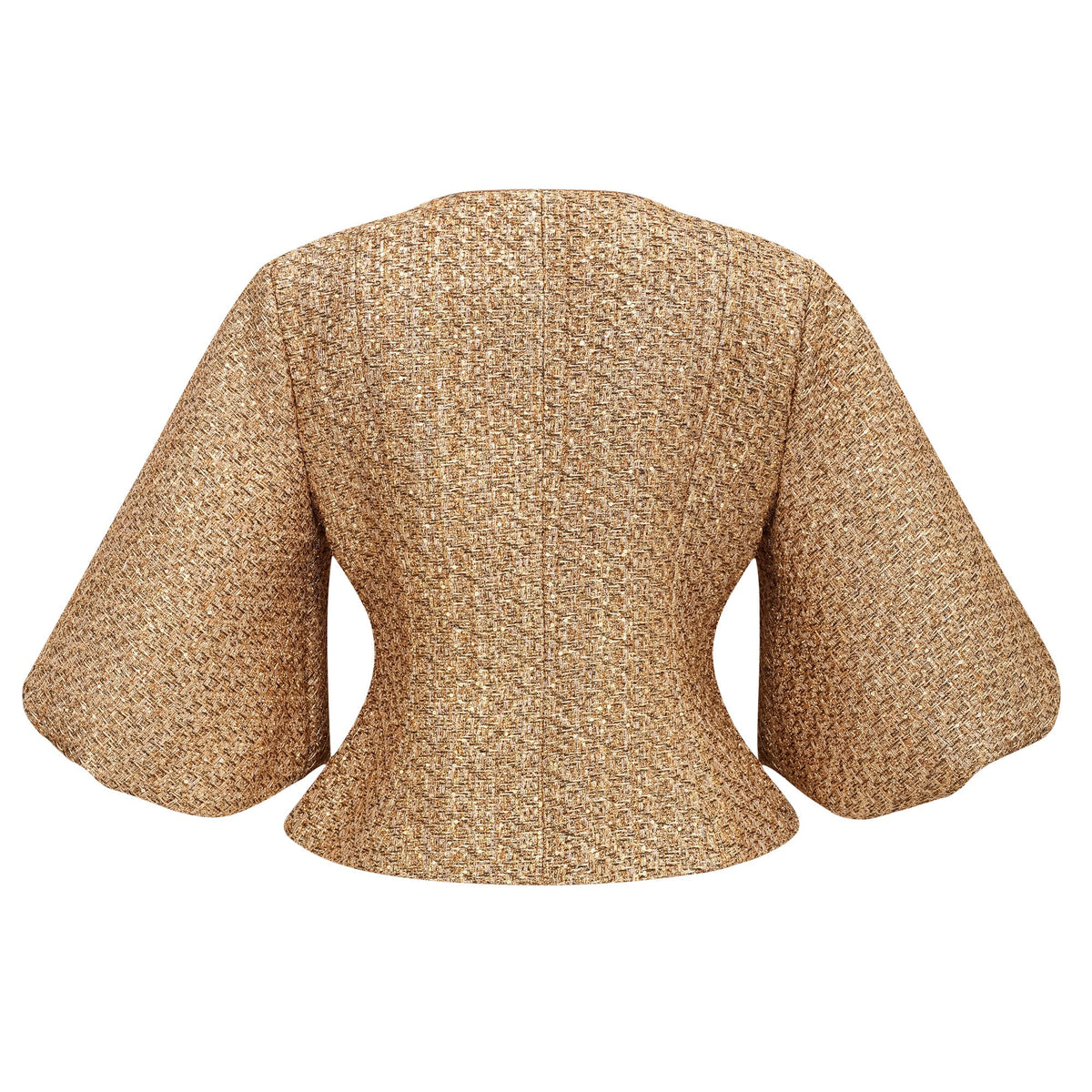 Clothilde Gold Sequined Tweed Jacket (Final Sale-US Only)