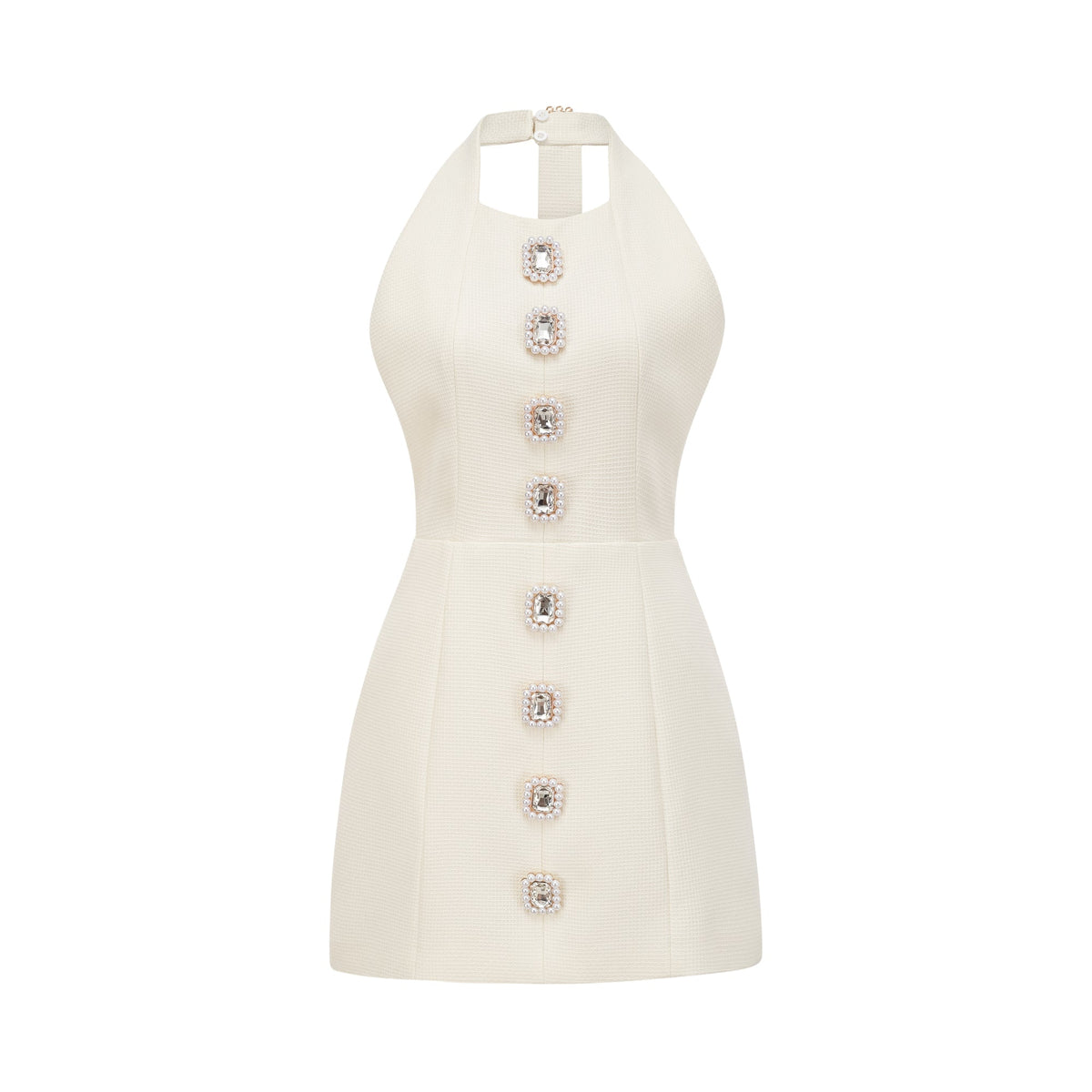 Charlene embellished open-back mini dress (Final Sale)