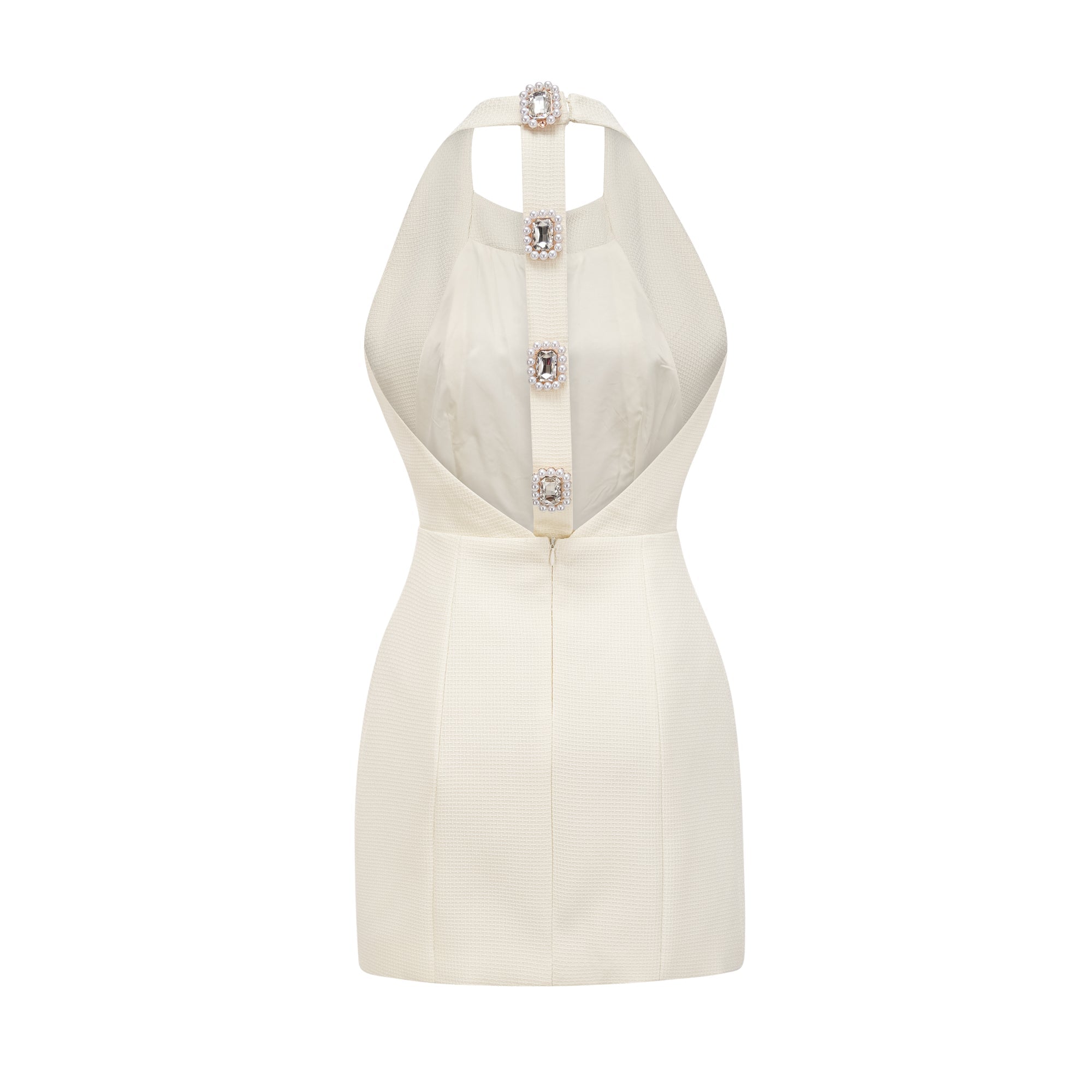 Charlene embellished open-back mini dress (Final Sale-US Only)