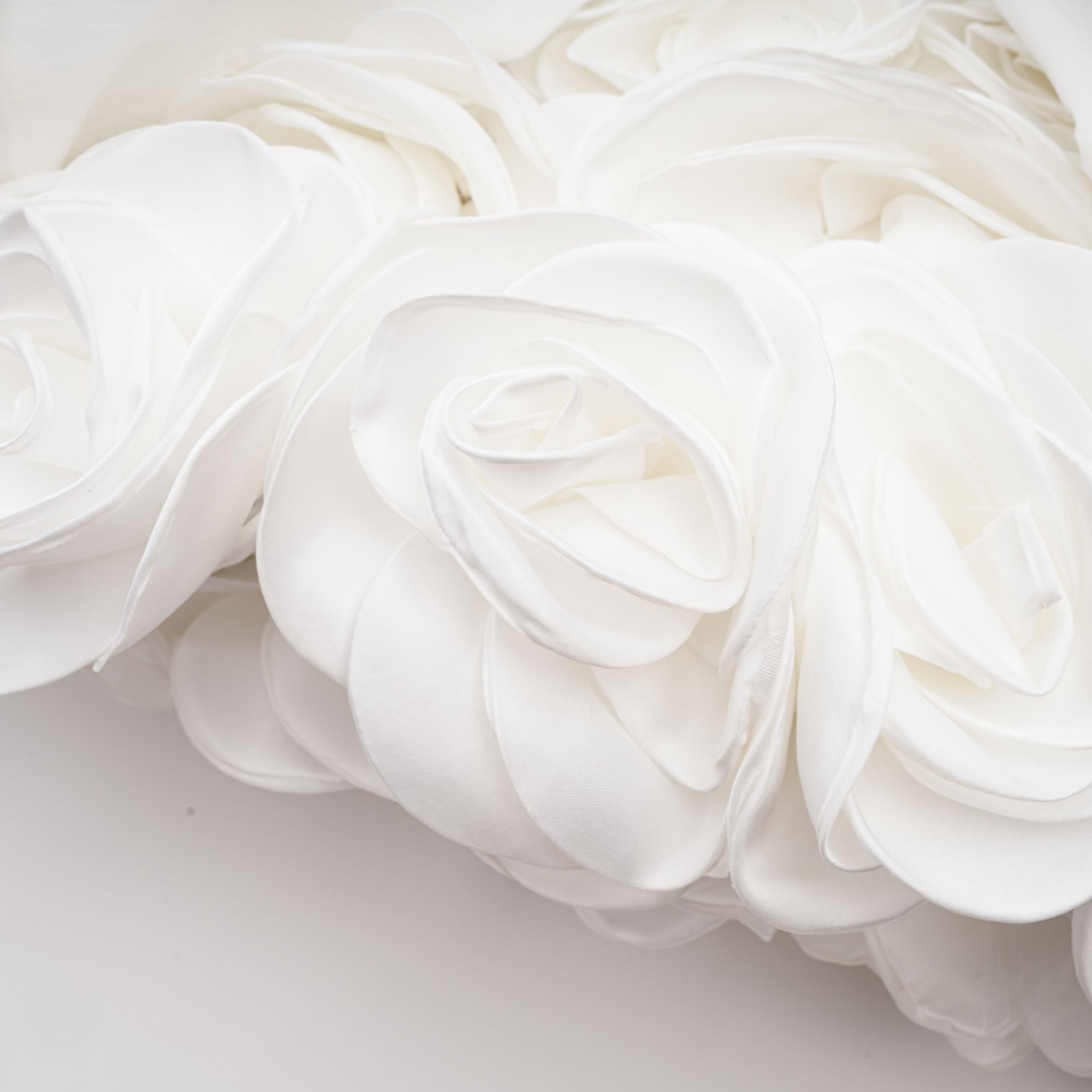 Lucie white petal-layered strapless corset mini dress (Final Sale-US Only)