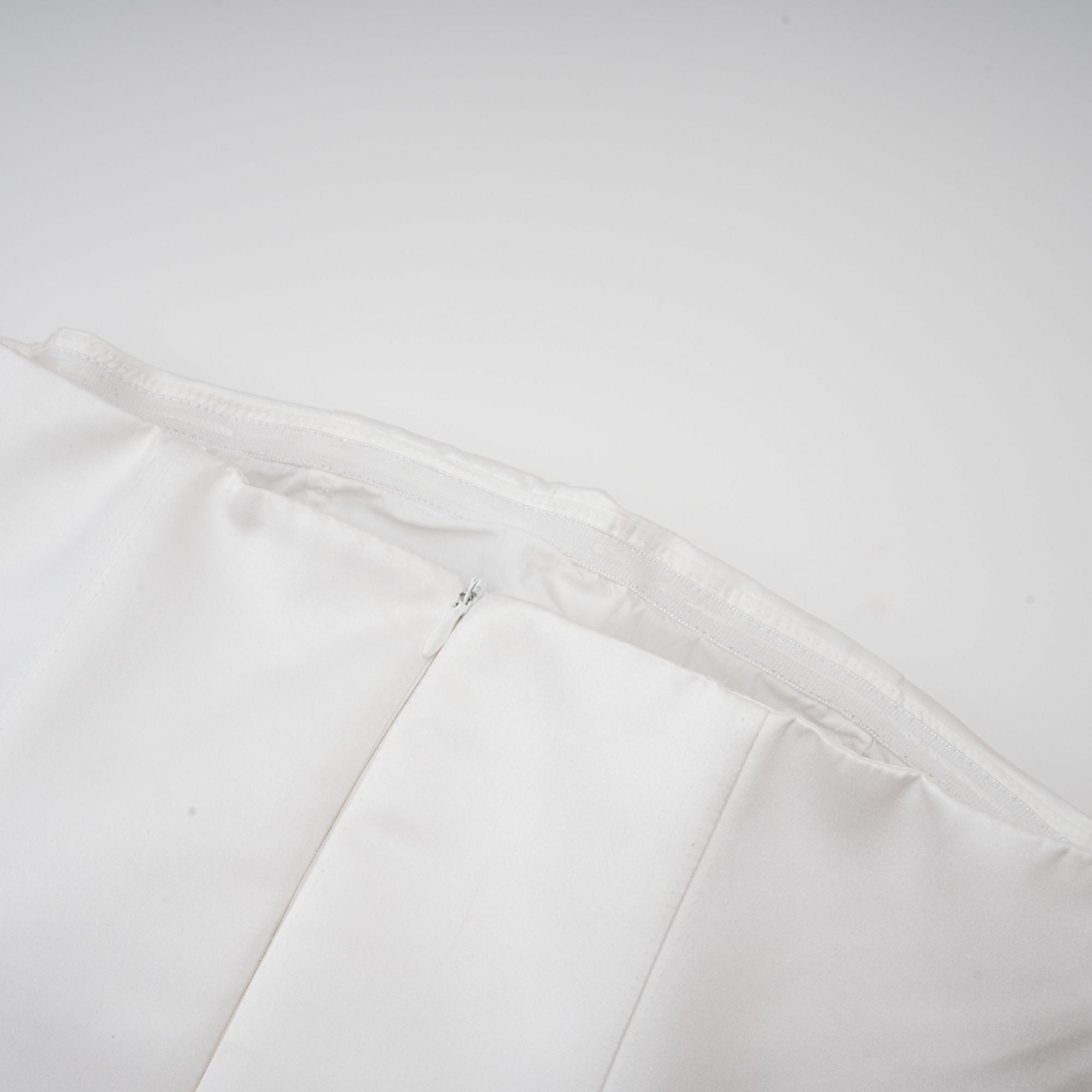Lucie white petal-layered strapless corset mini dress (Final Sale-US Only)