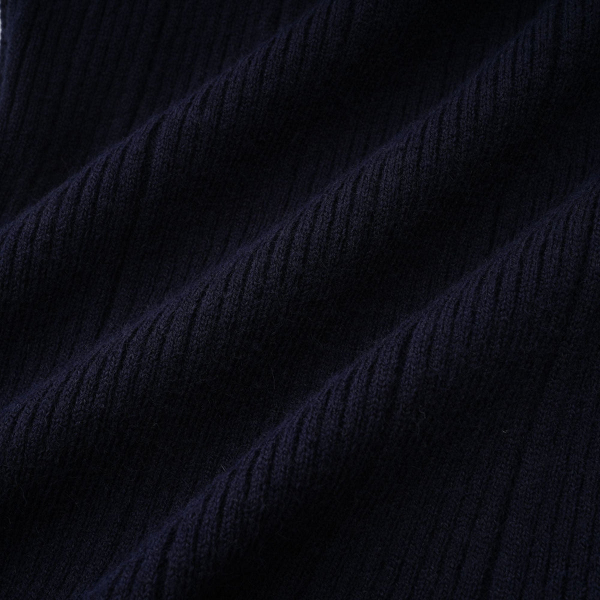 Fern Navy Blue Satin Panel Knit Midi Dress (Final Sale-US Only)