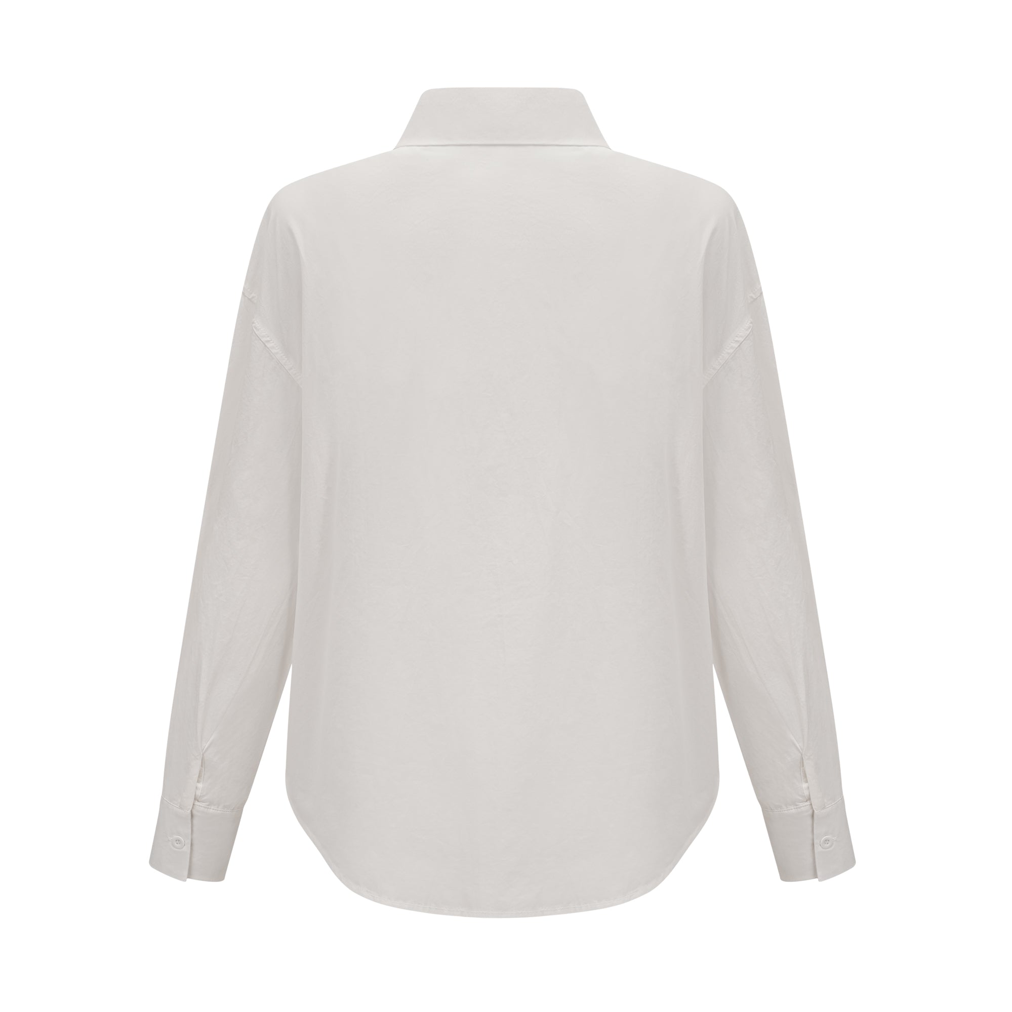 Rosalie white floral cut-out shirt