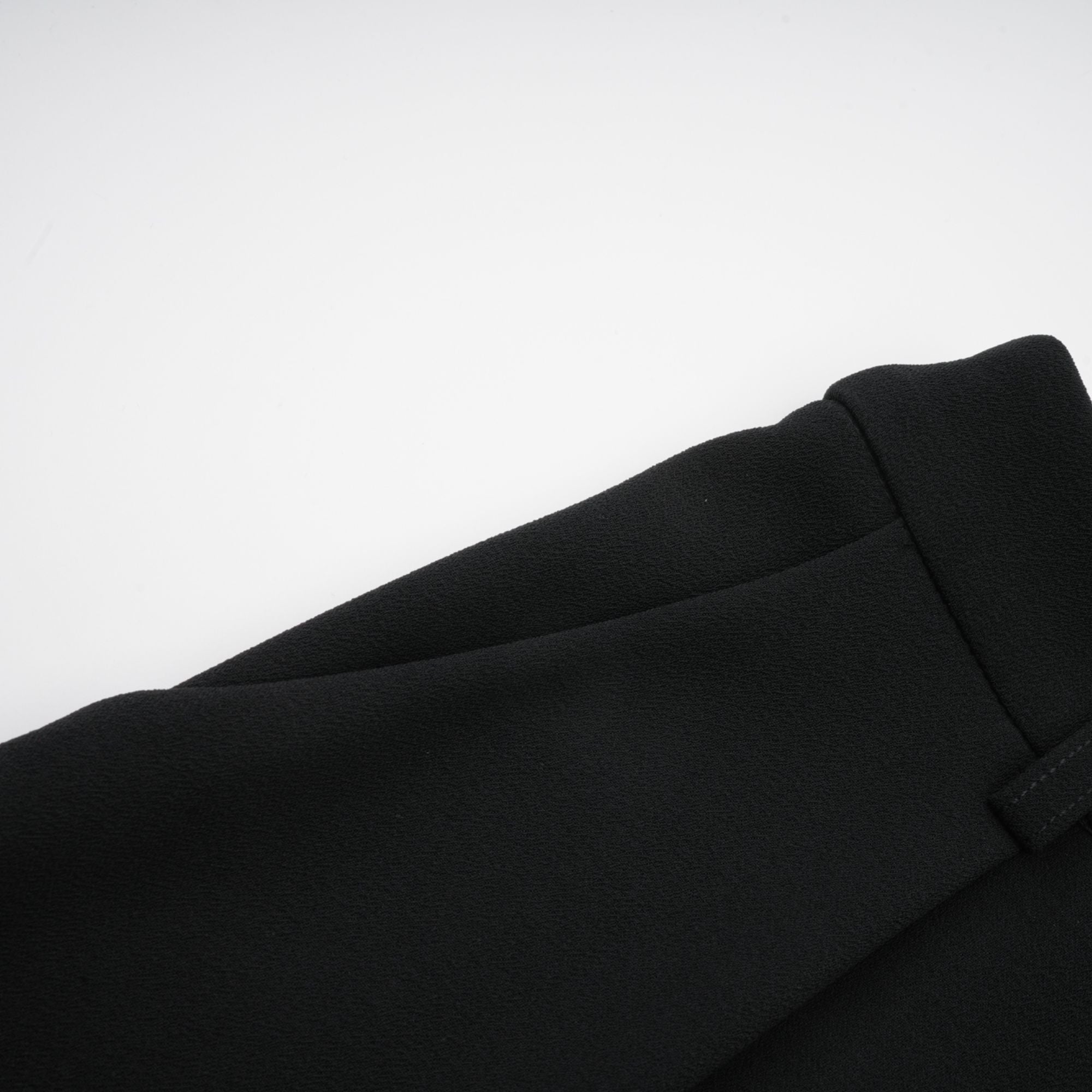 Suzanne black pleated jacket & trousers matching set (Final Sale-US Only)
