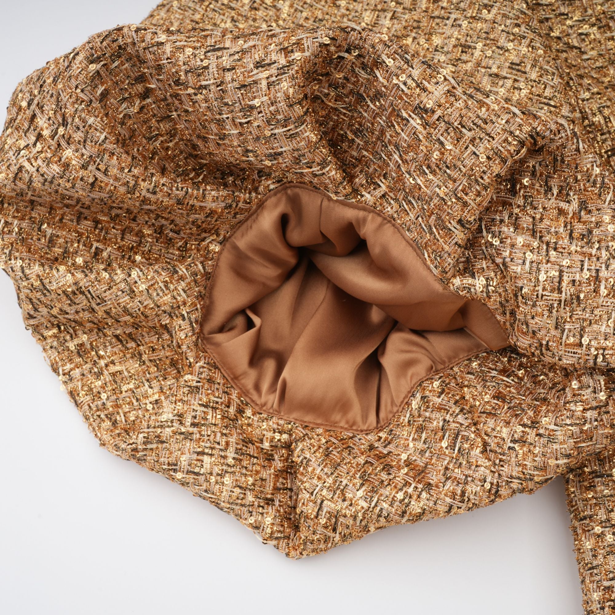 Clothilde Gold Sequined Tweed Jacket (Final Sale-US Only)