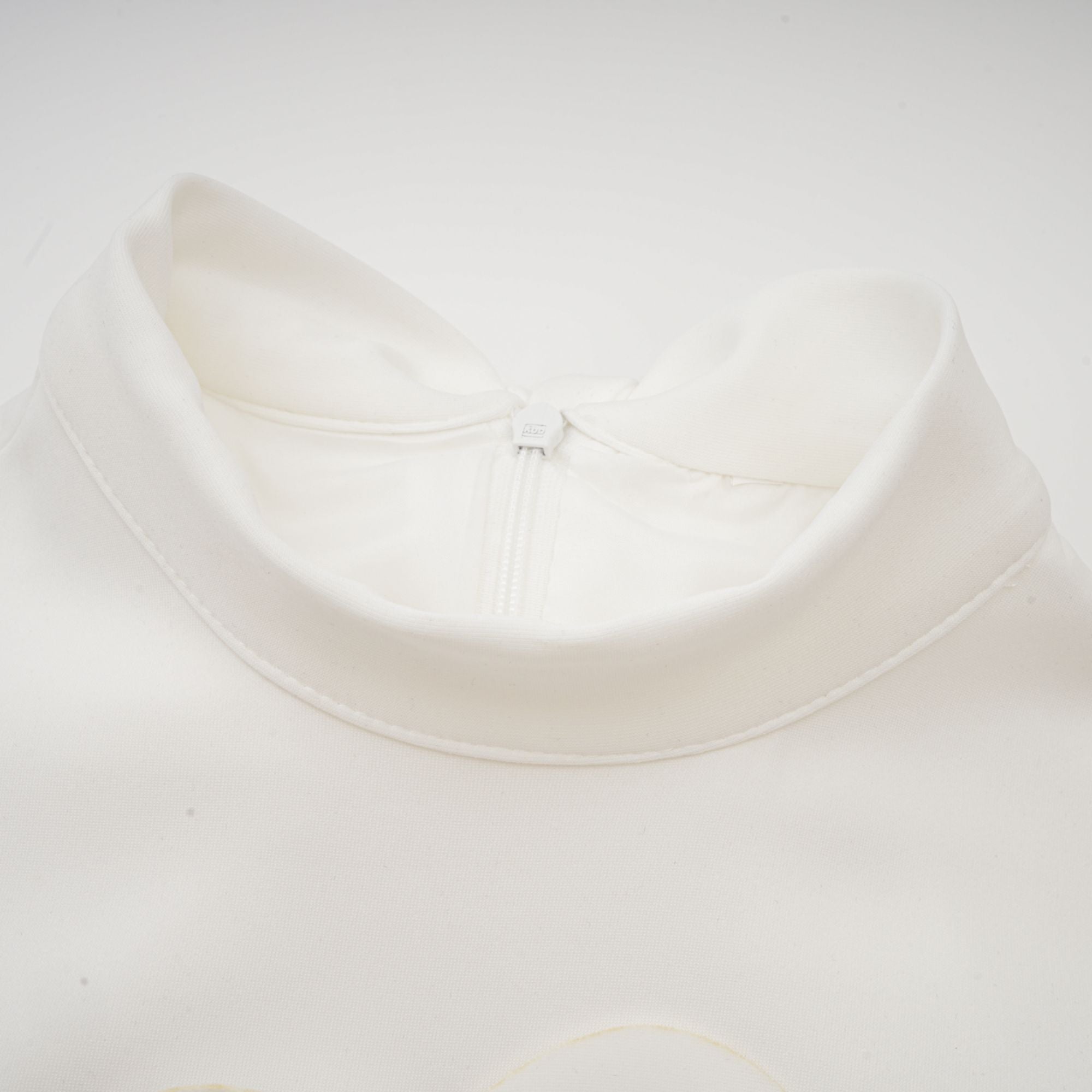 Magali White Sleeveless Maxi Dress with Faux Flower & Bow-Tie Embellishment (Final Sale-US Only)