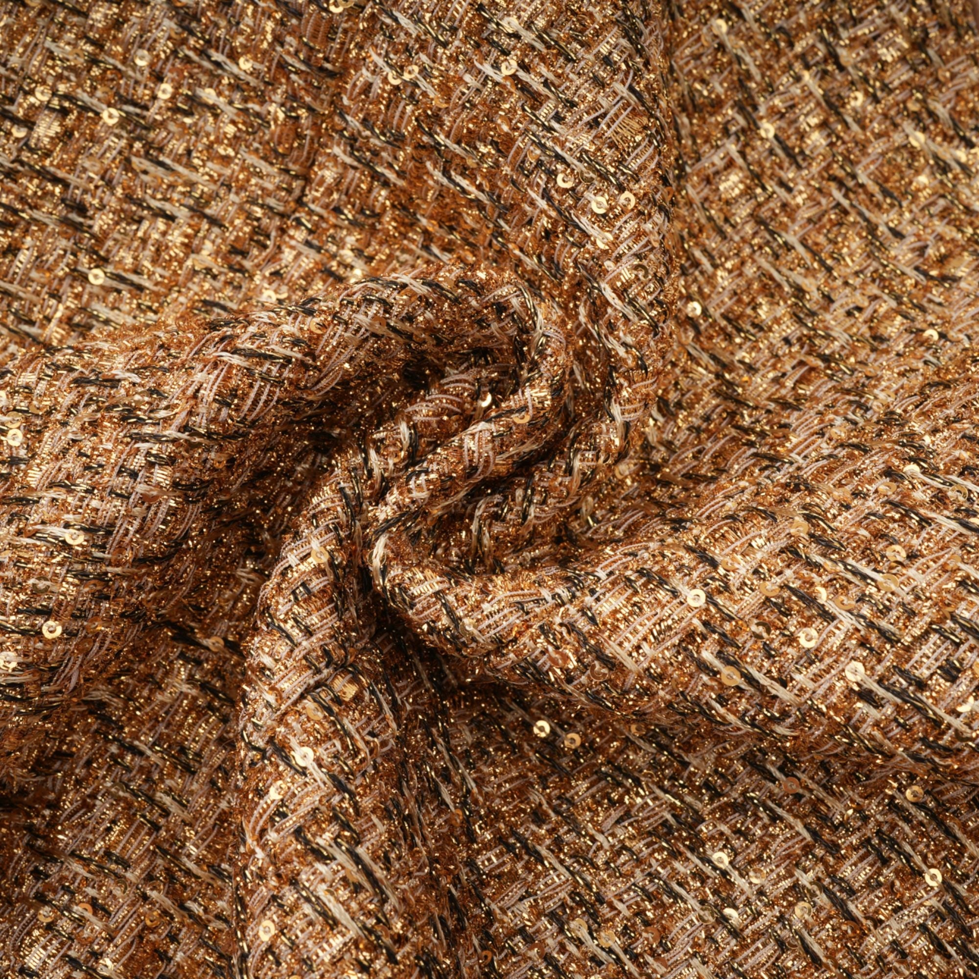 Clothilde Gold Sequined Tweed Jacket (Final Sale-US Only)