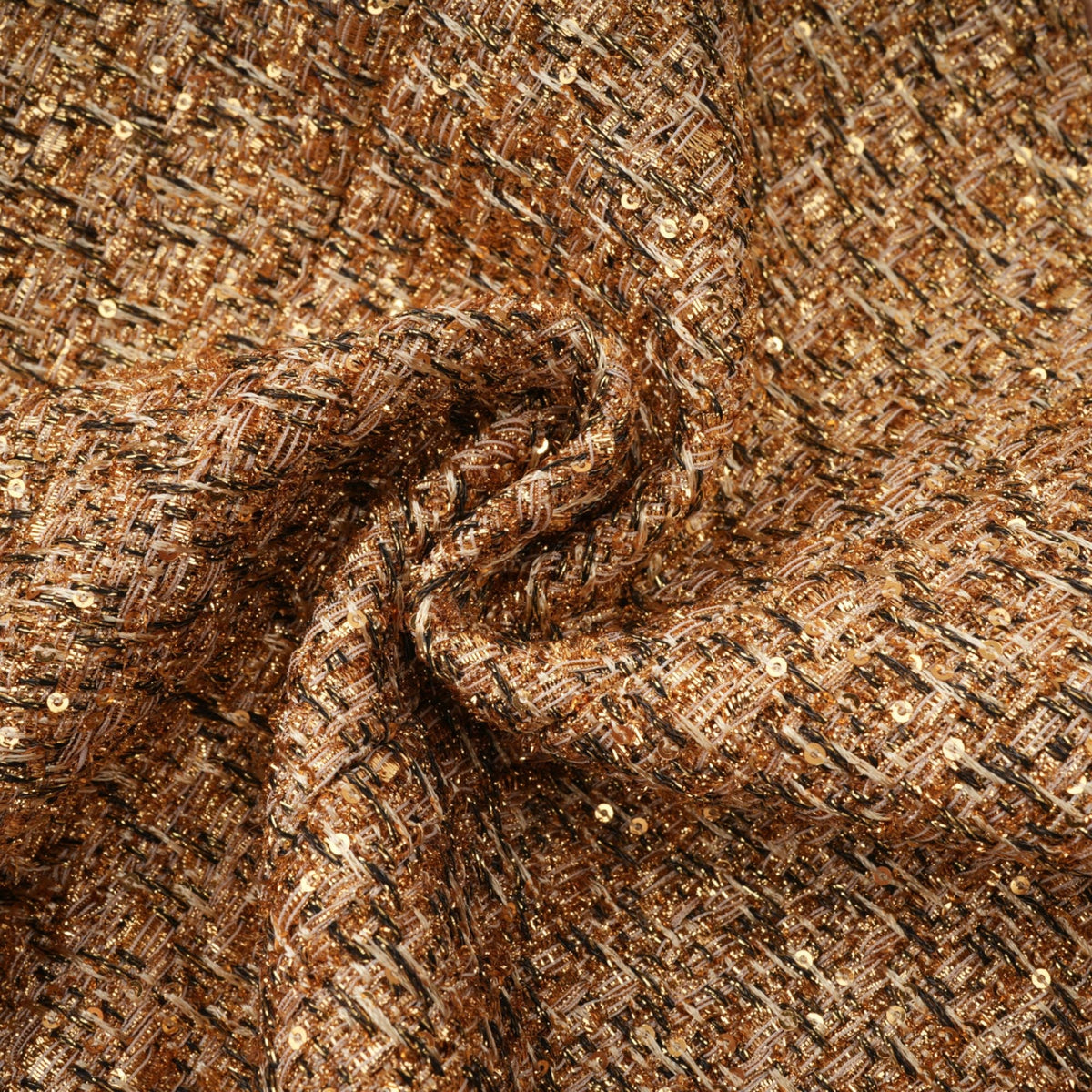 Clothilde Gold Sequined Tweed Jacket (Final Sale-US Only)
