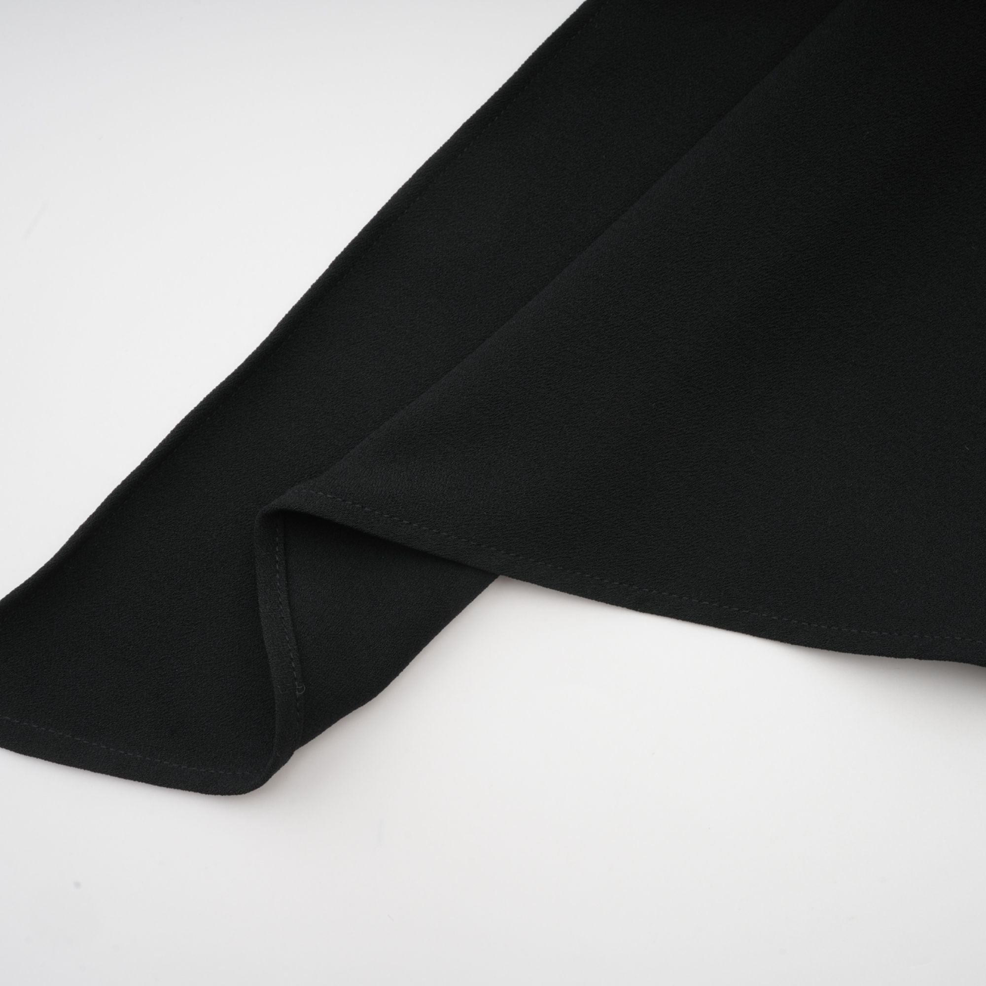 Suzanne black pleated jacket & trousers matching set (Final Sale-US Only)
