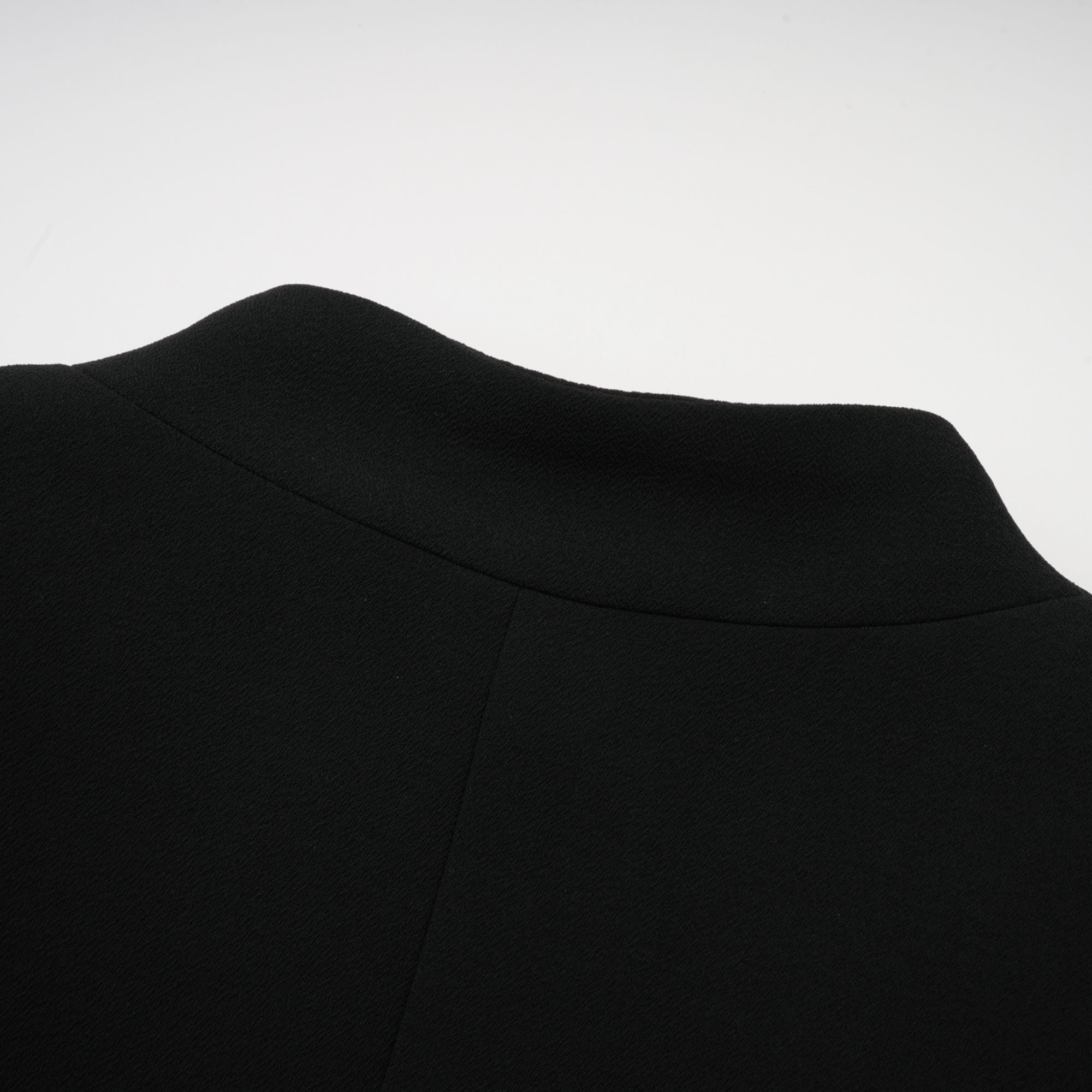 Suzanne black pleated jacket & trousers matching set (Final Sale-US Only)