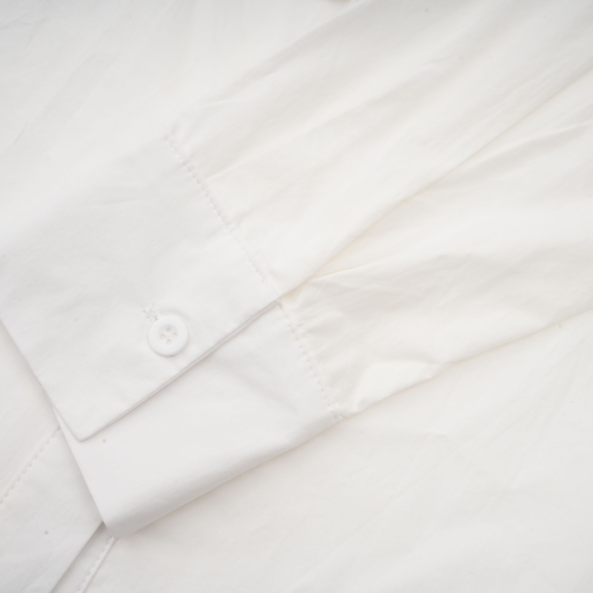 Rosalie white floral cut-out shirt