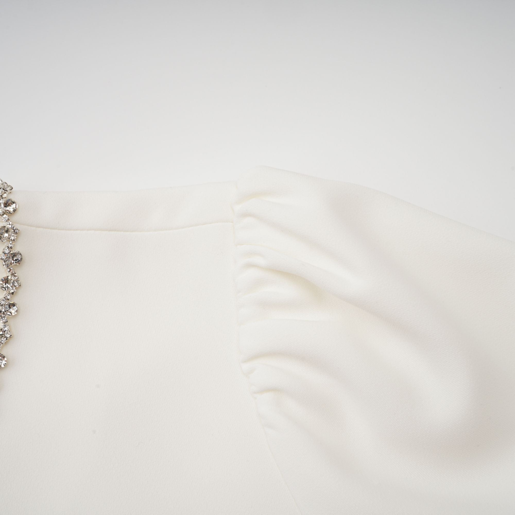 Bérénice white crystal-embellished mini dress (Final Sale)