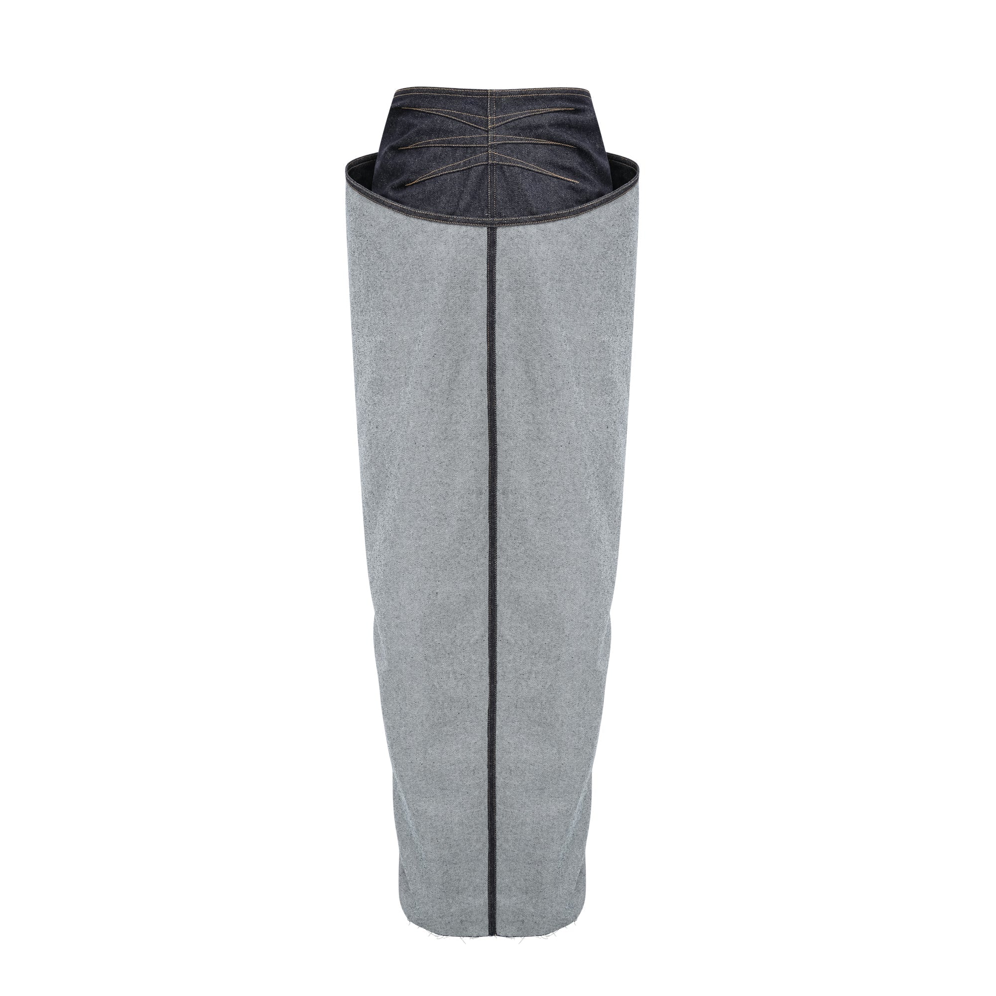 Katherine draped denim skirt (US Only)