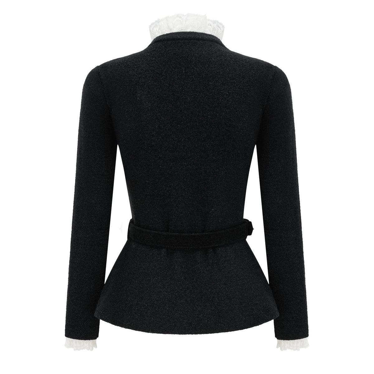 Ellinor Black Embellished Knit Top & Skirt Set