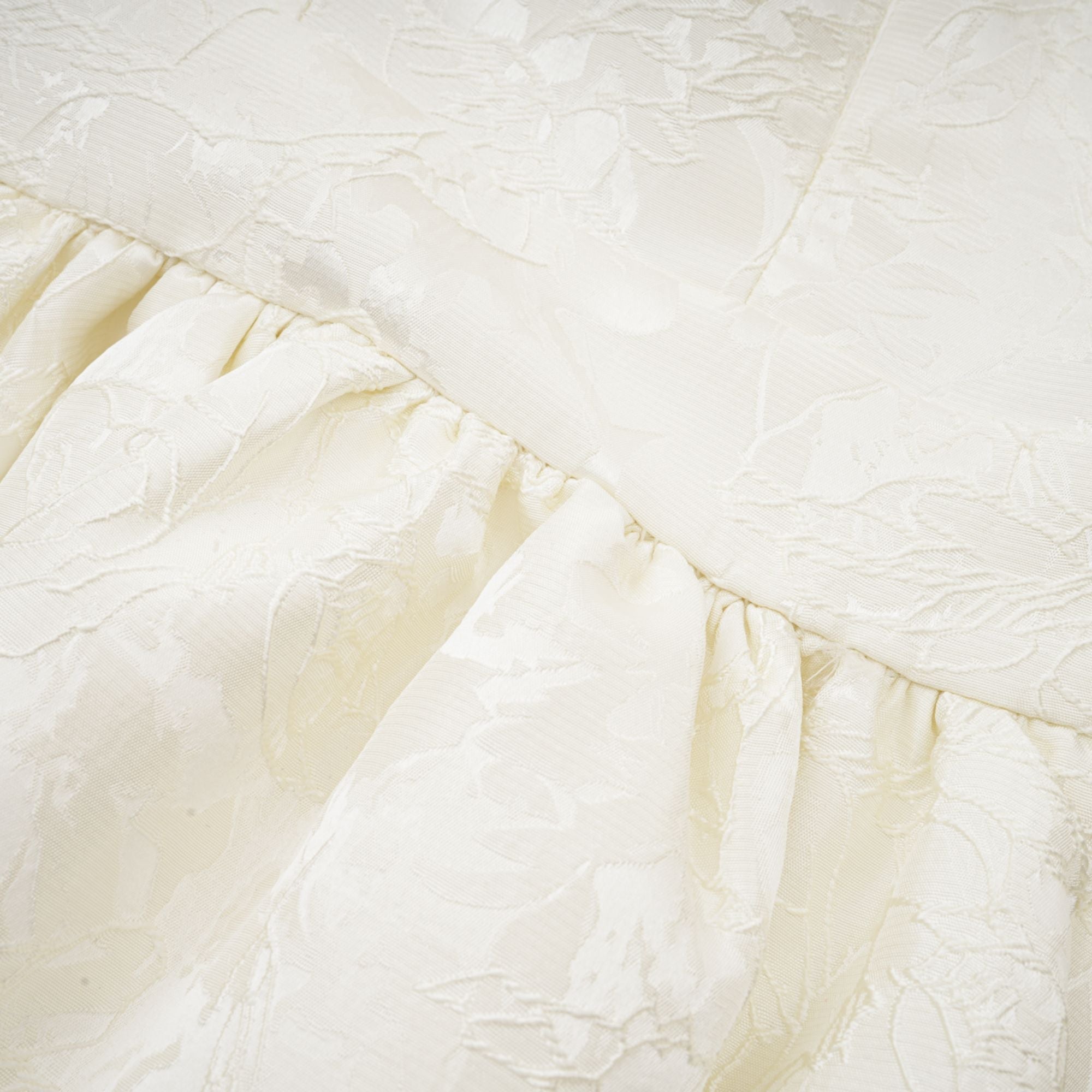 Colette white jacquard tiered mini dress (Final Sale-US Only)