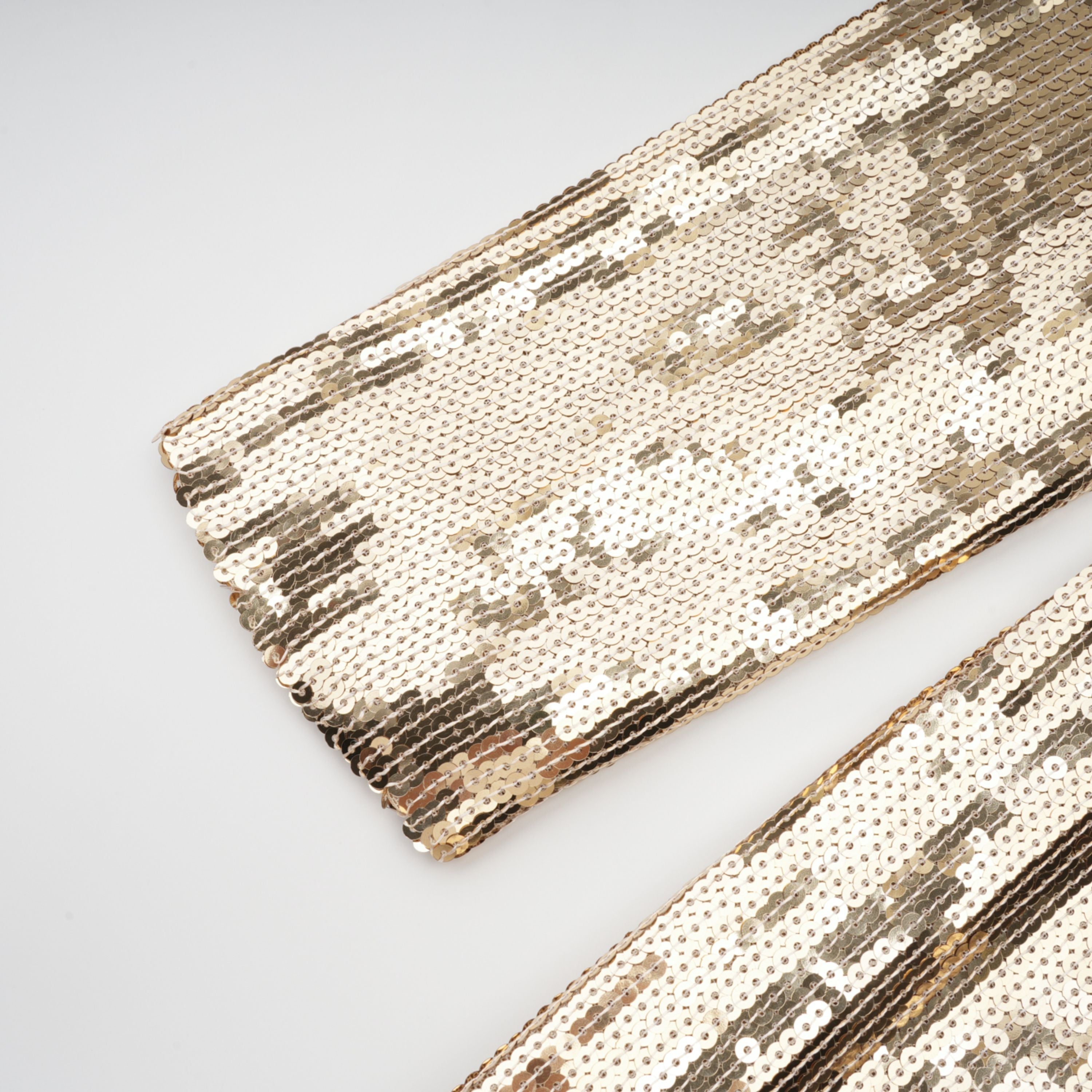 Federica Gold Train Sequined Maxi Dress (Final Sale-US Only)