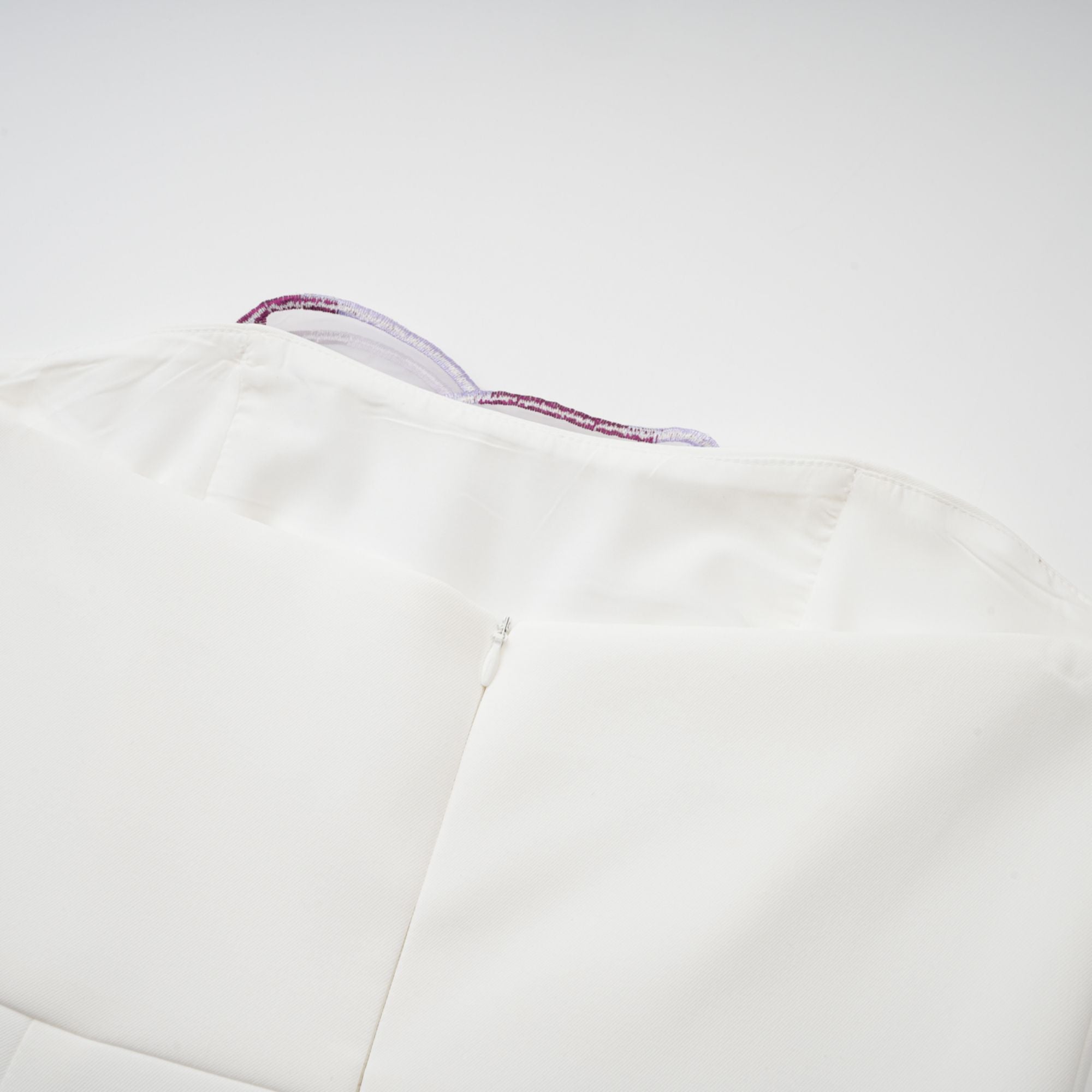 Irène White Off-Shoulder Sequin Floral Embroidered Mini Dress (Final Sale-US Only)