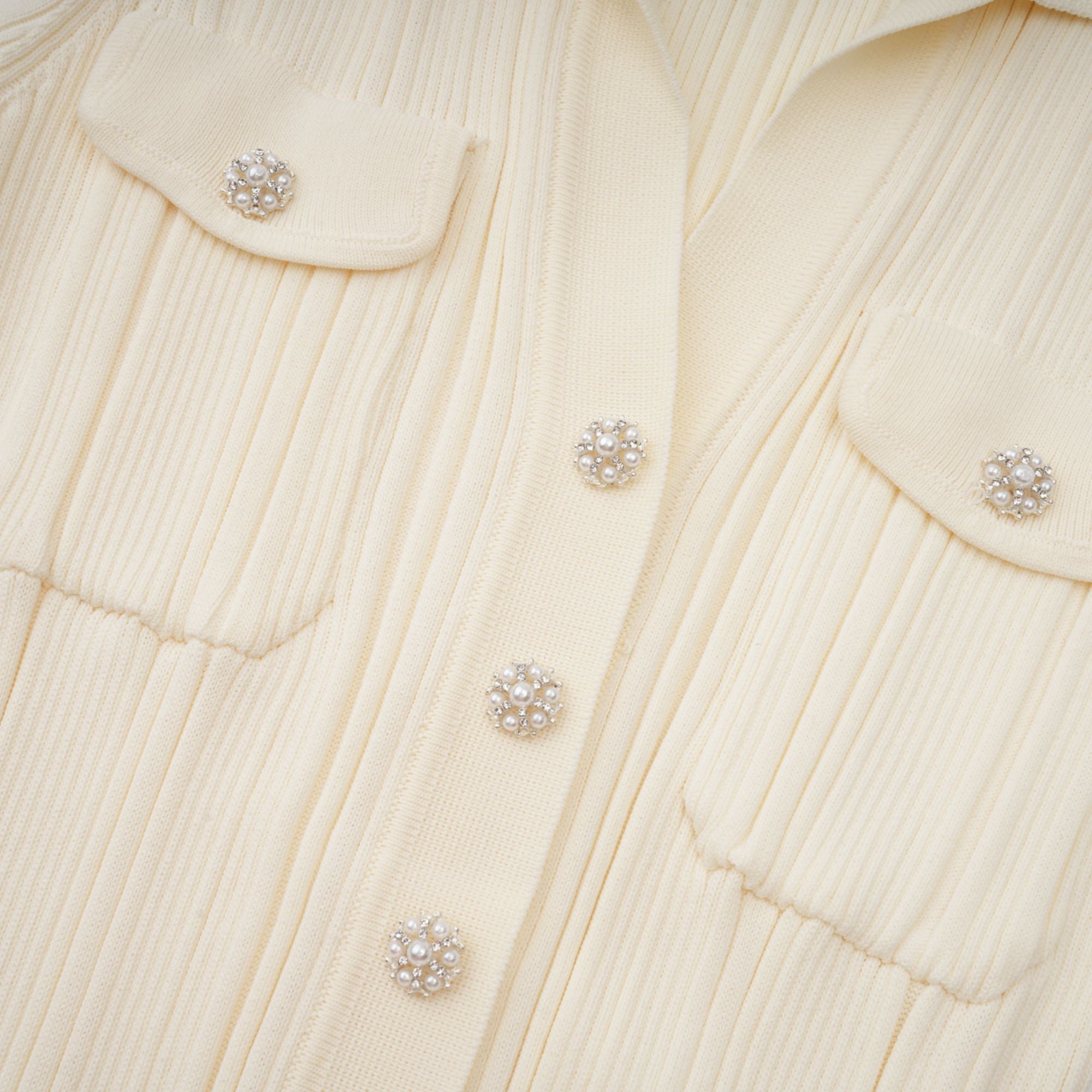 Nouria neutrals ribbed-knit midi dress (Final Sale-US Only)