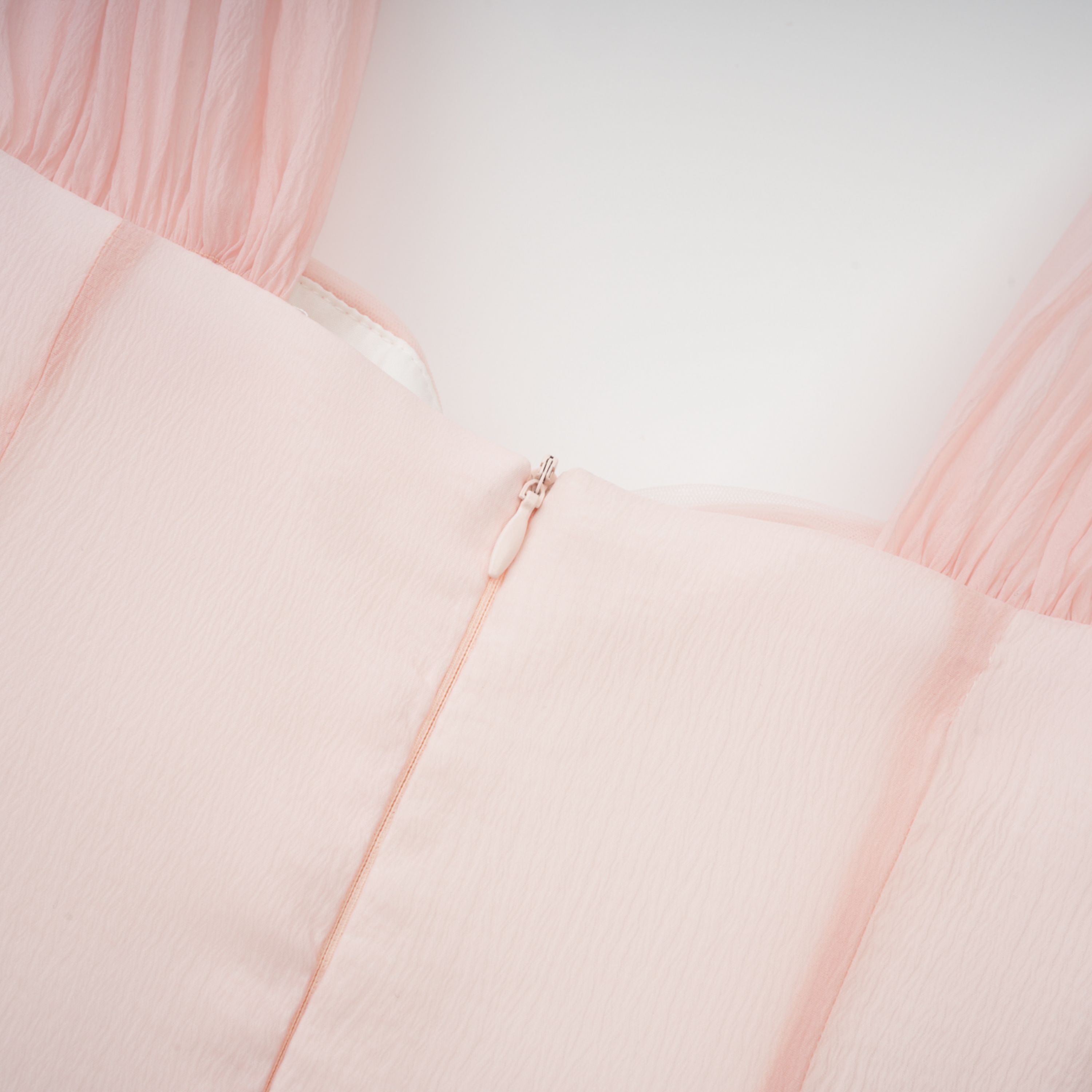Érasme Pink Flounced Midi Dress (Final Sale-US Only)