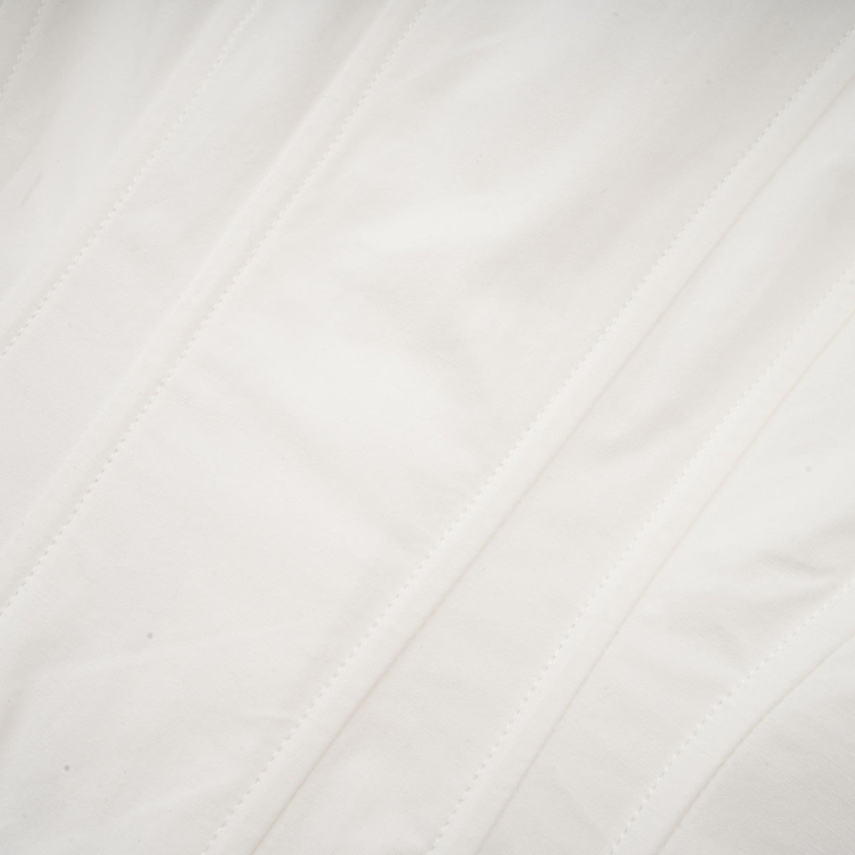 Orlane white cinched-waist pleated mini shirt dress (Final Sale-US Only)