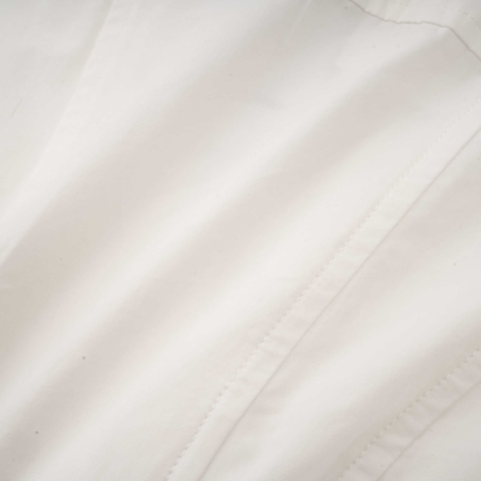 Orlane white cinched-waist pleated mini shirt dress (US Only)