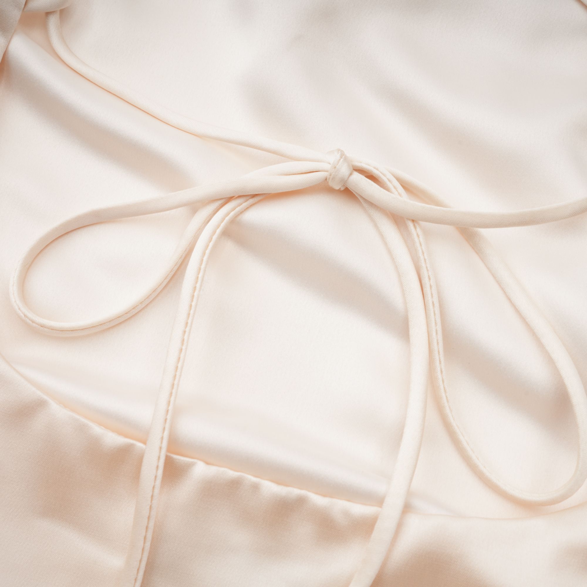 Thérèse neutral scarf-design satin maxi dress (Final Sale-US Only)