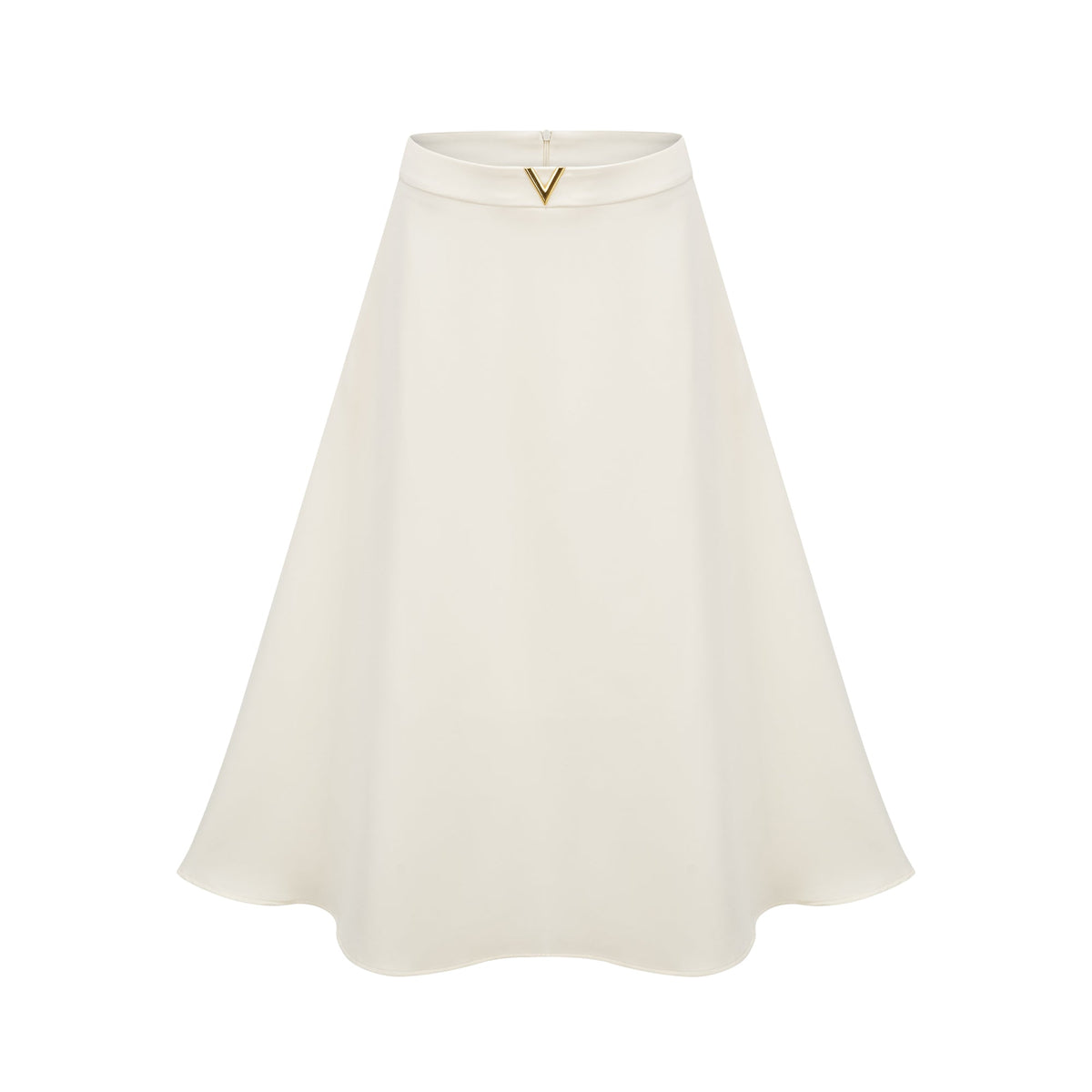 Coralie neutrals 3D-petal top & skirt matching set