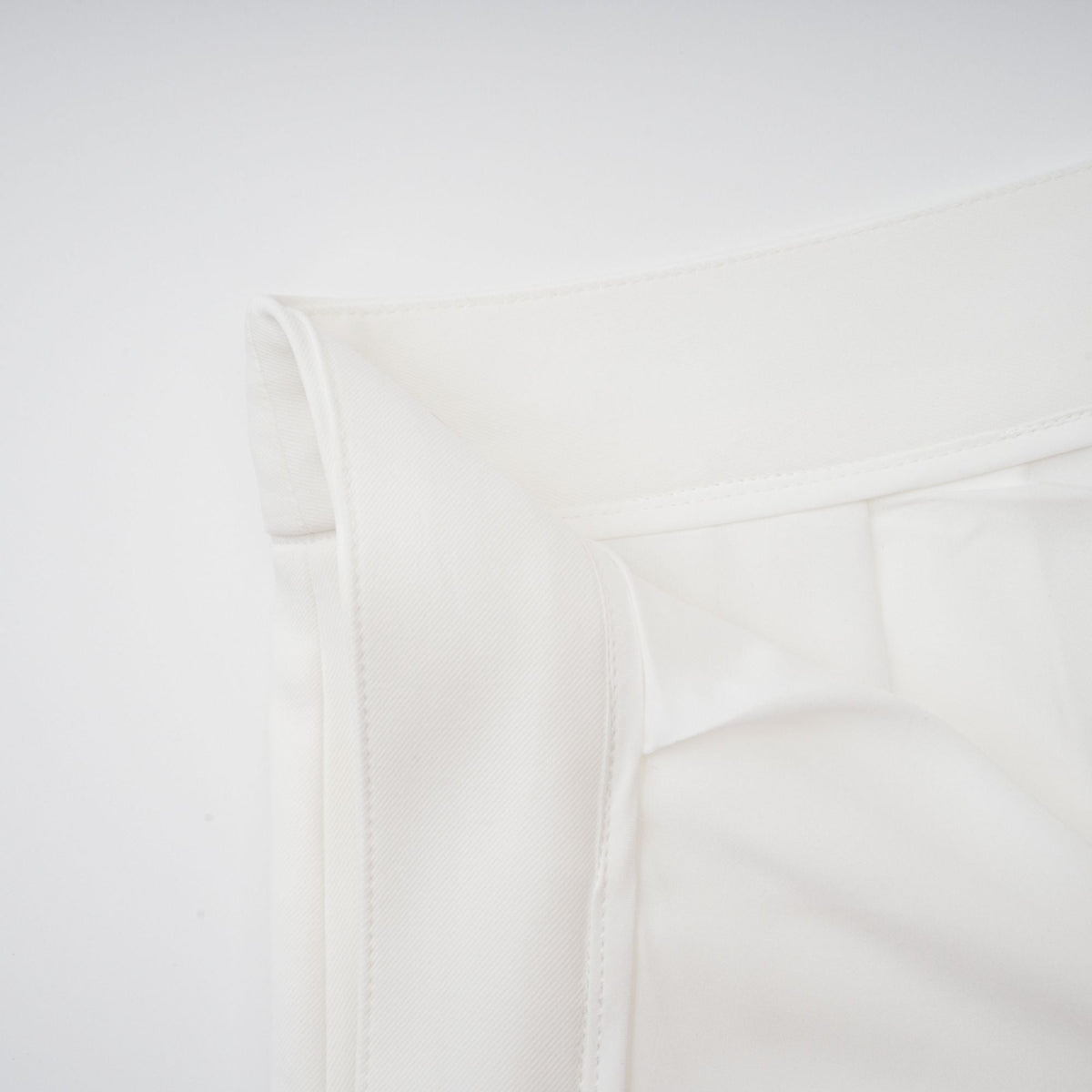 Adèle creased top & trousers matching set in White (Final Sale-US Only)