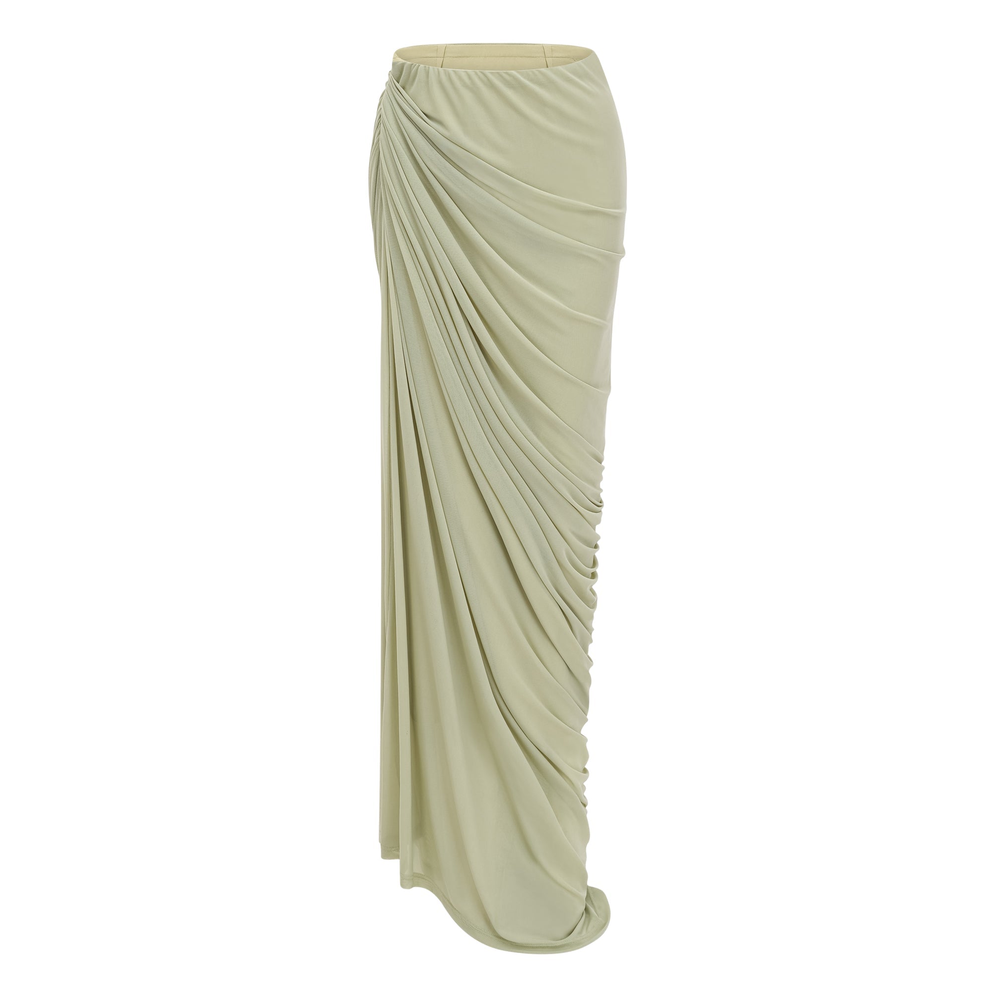 Branwen Green One Shoulder Top & Skirt Set