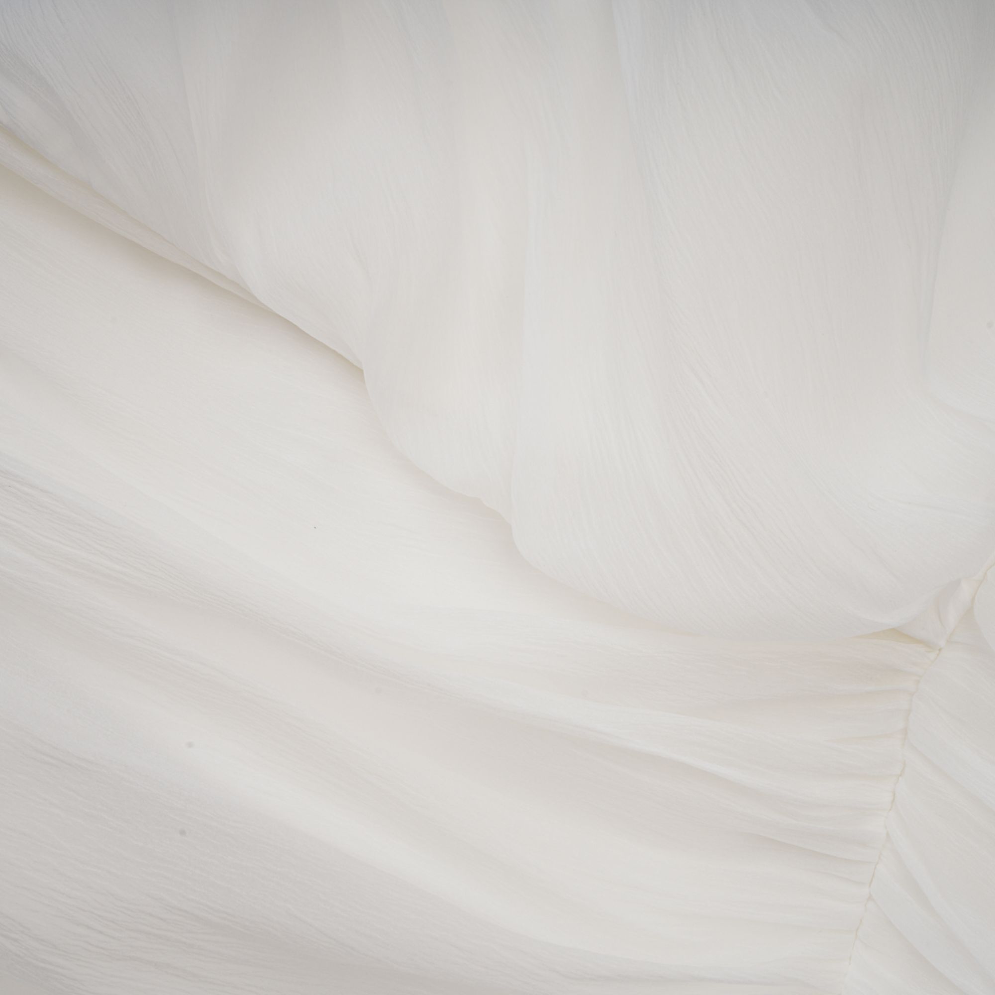Adèle creased top & trousers matching set in White (Final Sale-US Only)