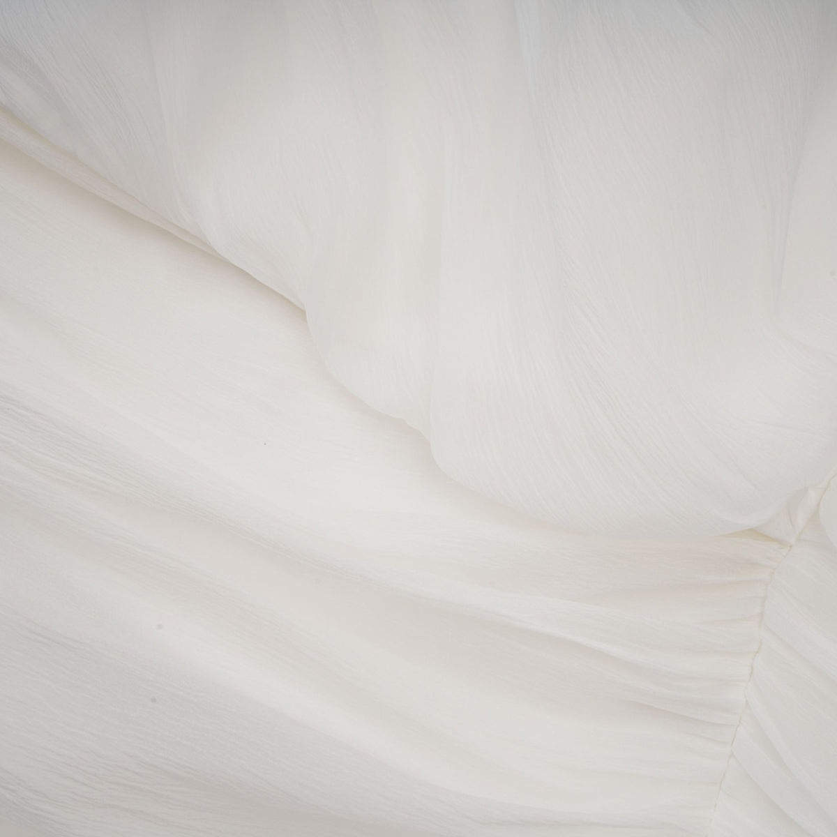Adèle creased top & trousers matching set in White (Final Sale-US Only)