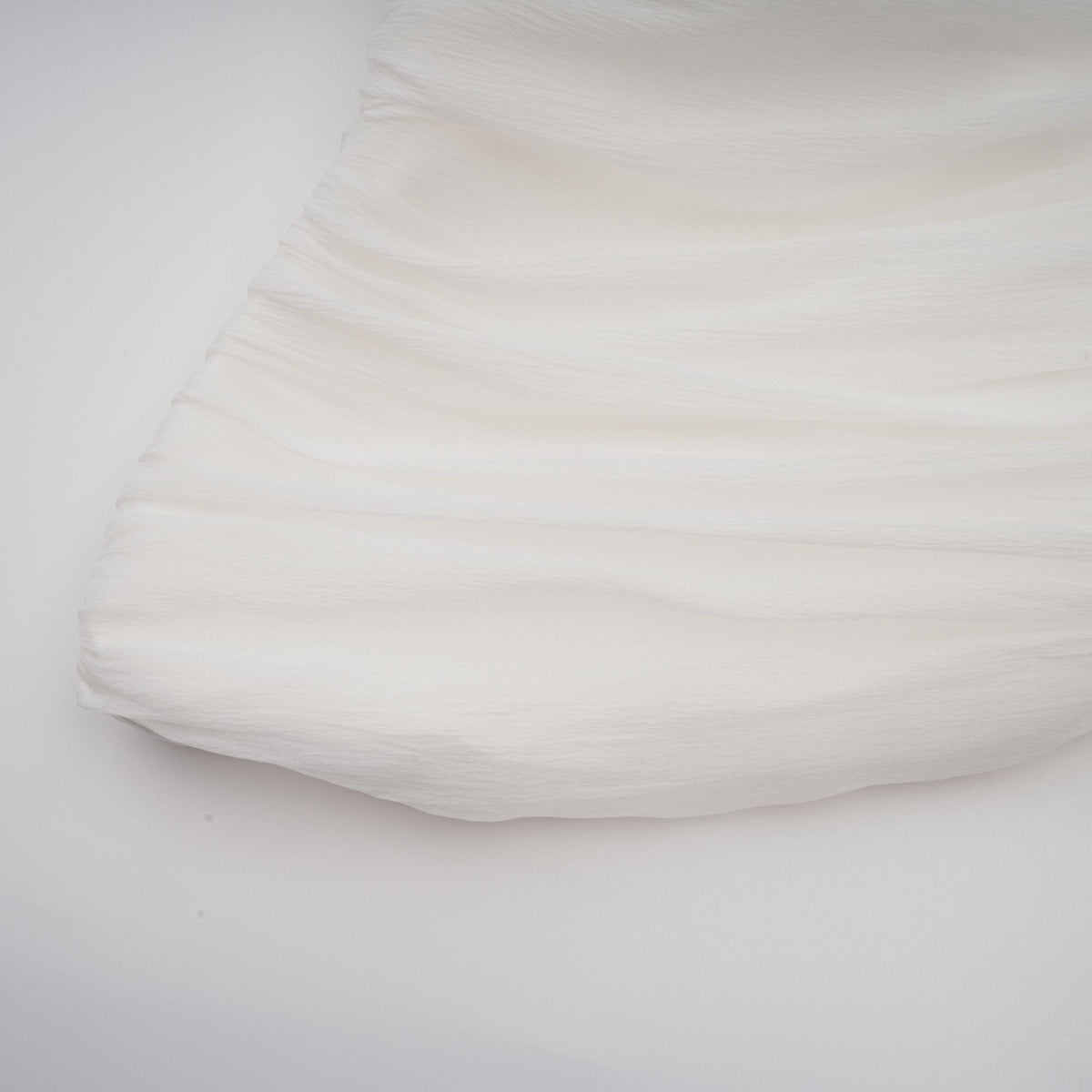Adèle creased top & trousers matching set in White (Final Sale-US Only)