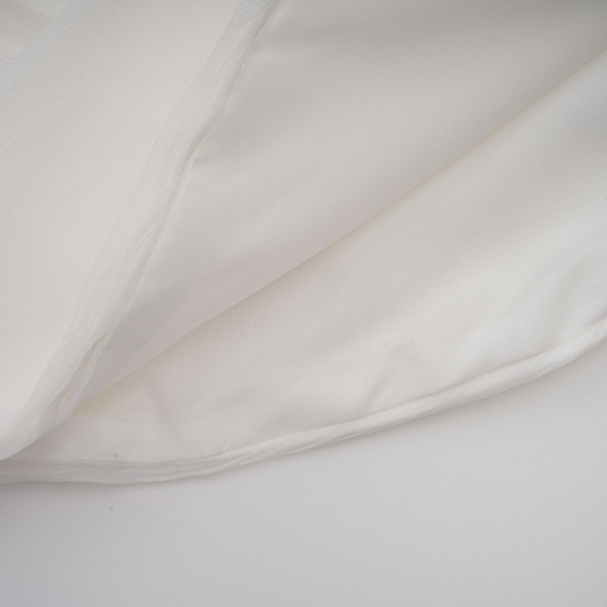 Adèle creased top & trousers matching set in White (Final Sale-US Only)