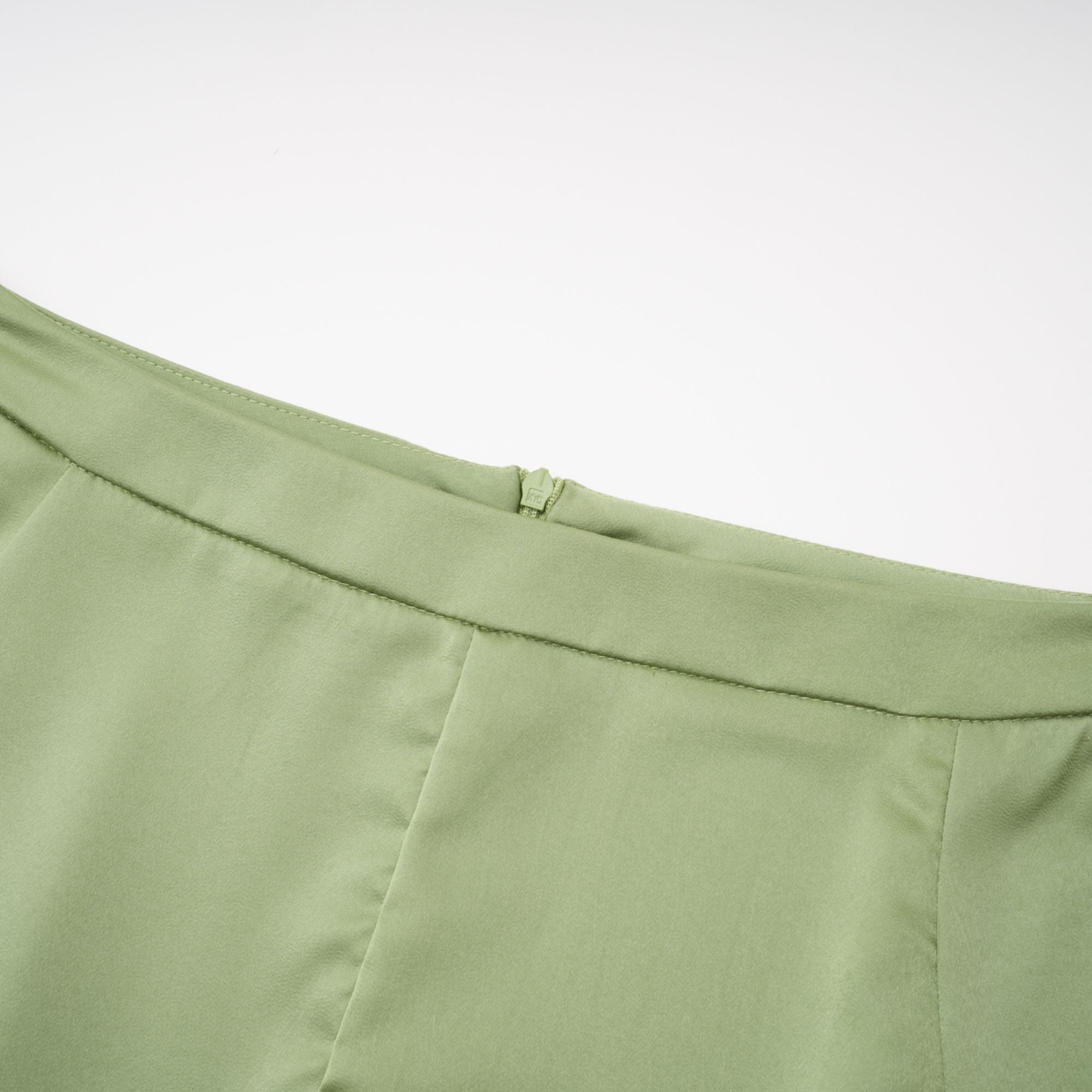 Florence Green Lace Panel Top & Skirt Set