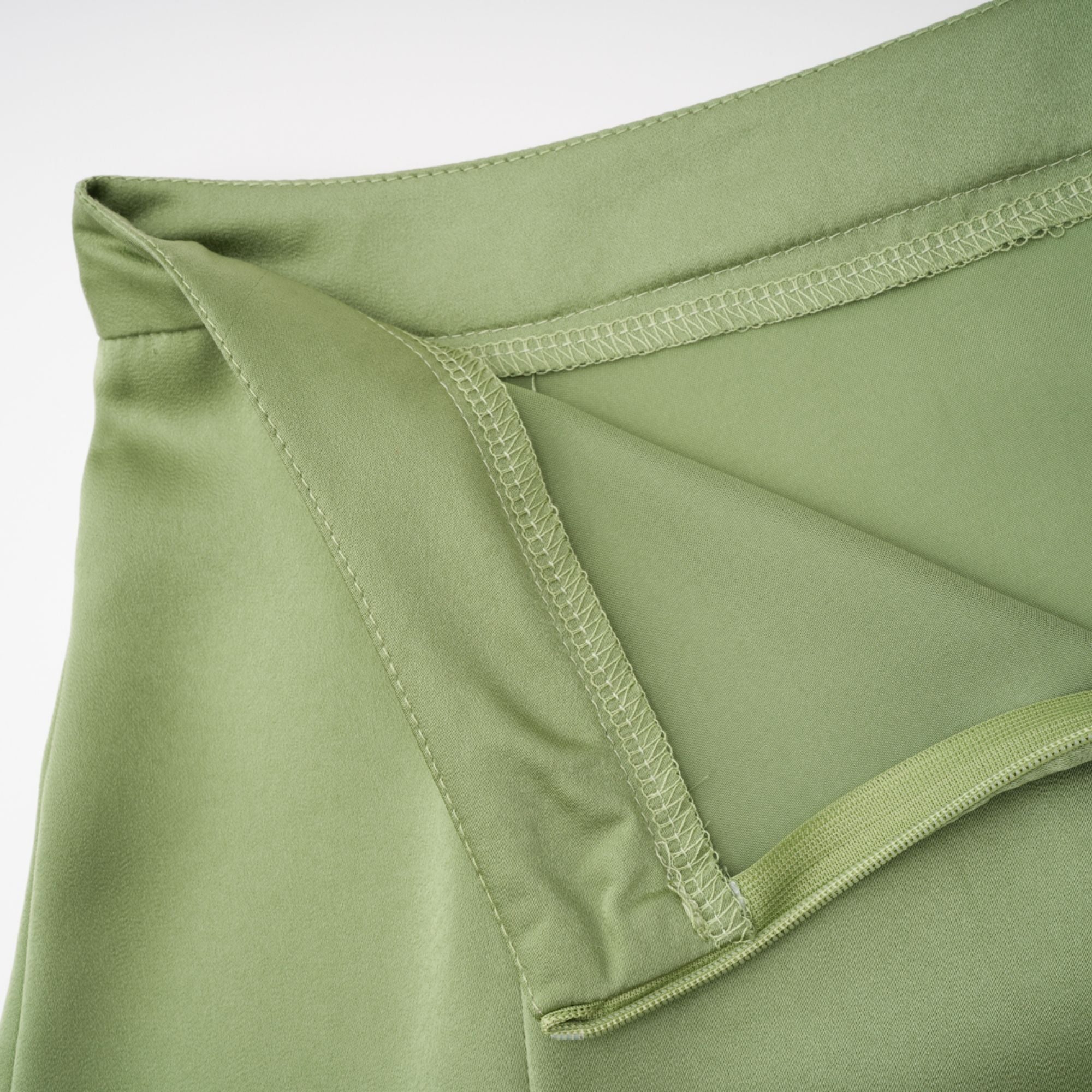 Florence Green Lace Panel Top & Skirt Set